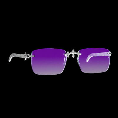 Chrome Fart Bartier Glasses 3D Model