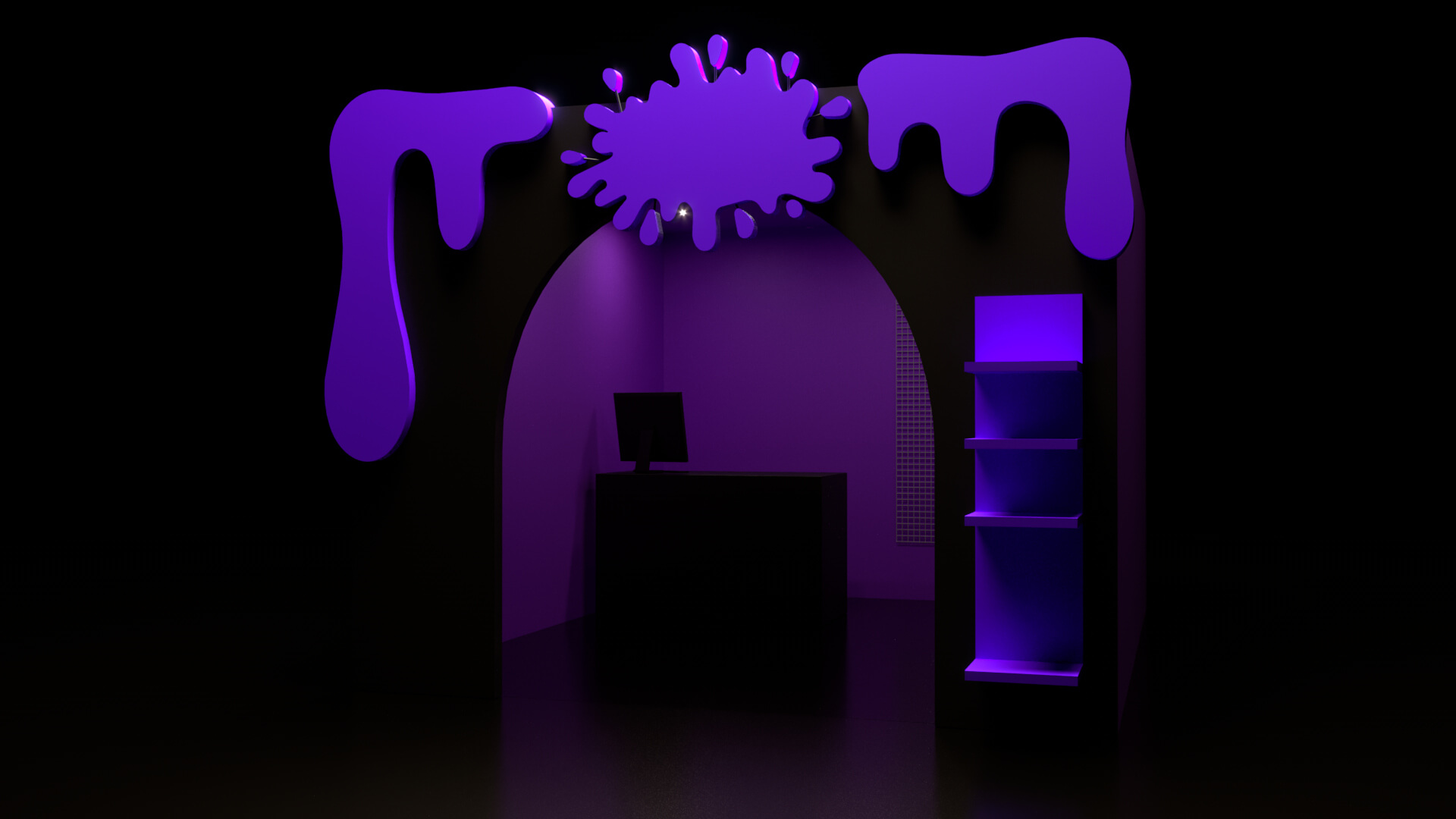The Drip Store 3D Model