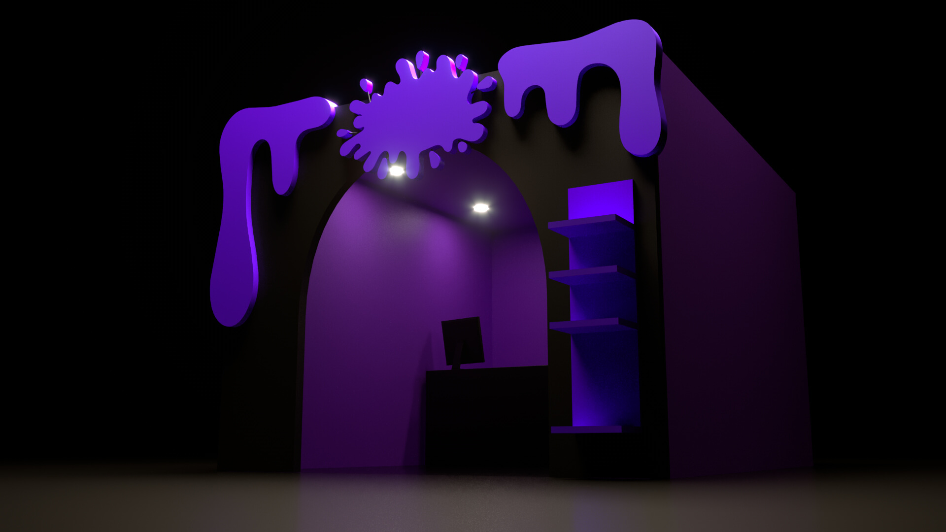 The Drip Store 3D Model