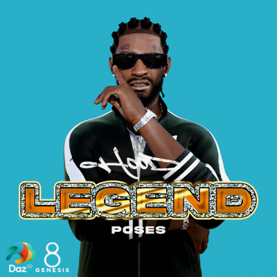 Hood Legend Poses for Genesis 8 Male Daz Content