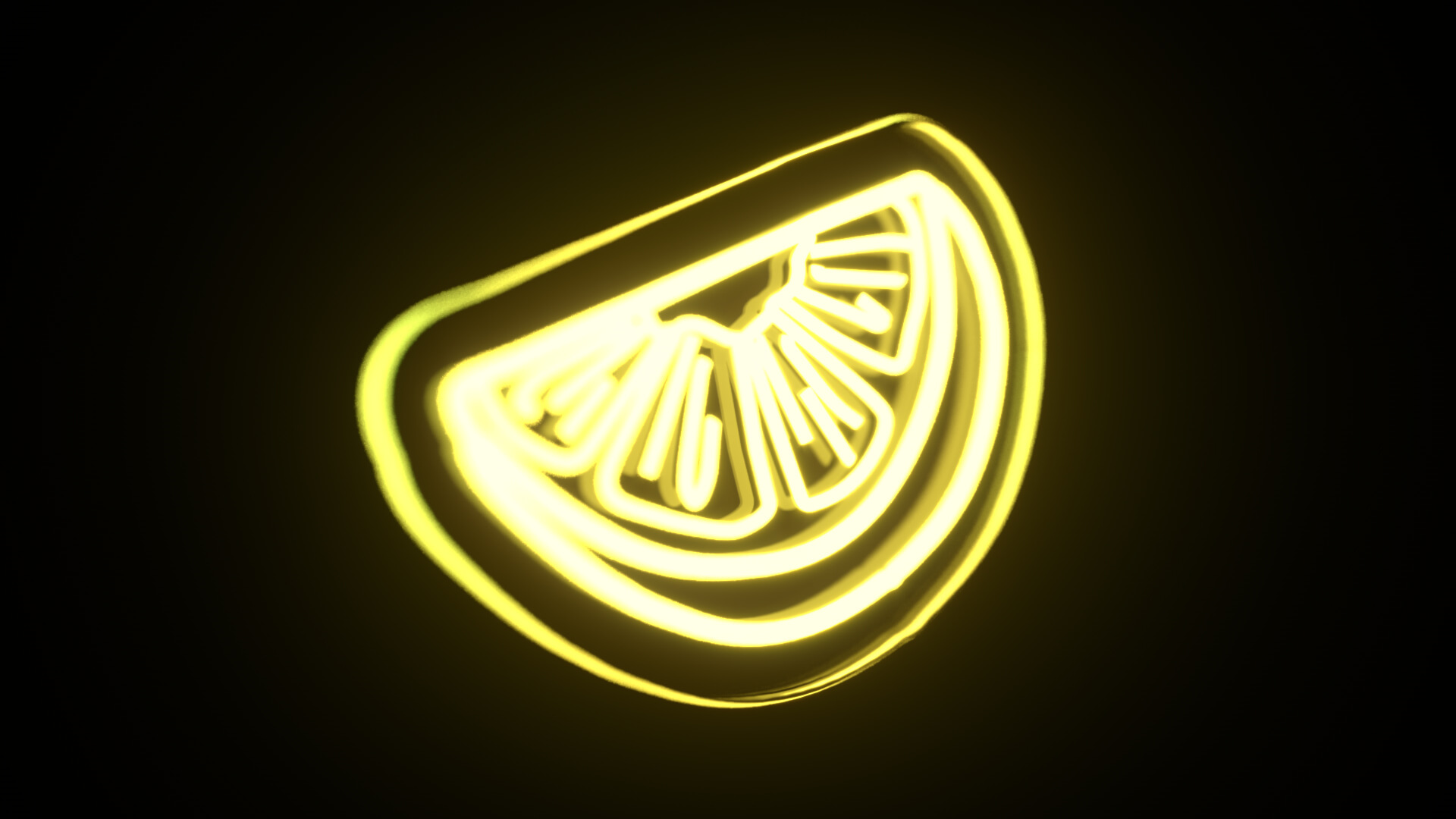 Fruit Bundle Neon Signs 3D Model