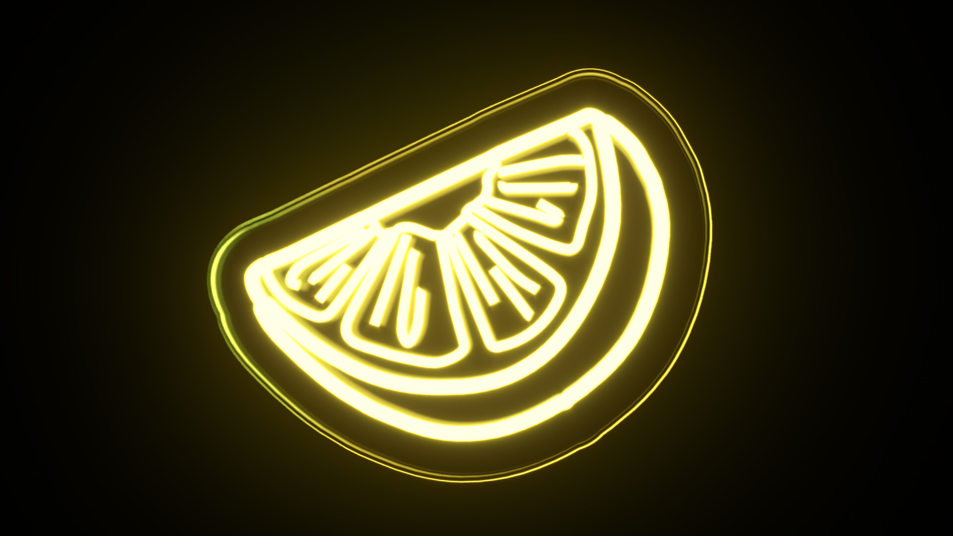 Fruit Bundle Neon Signs 3D Model