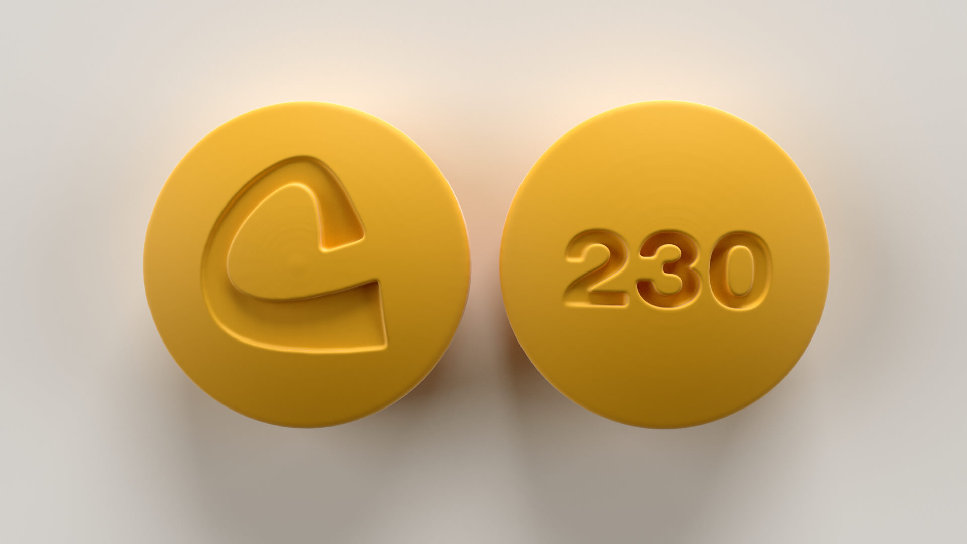 Oxycodone Painkiller Pill 3D Model