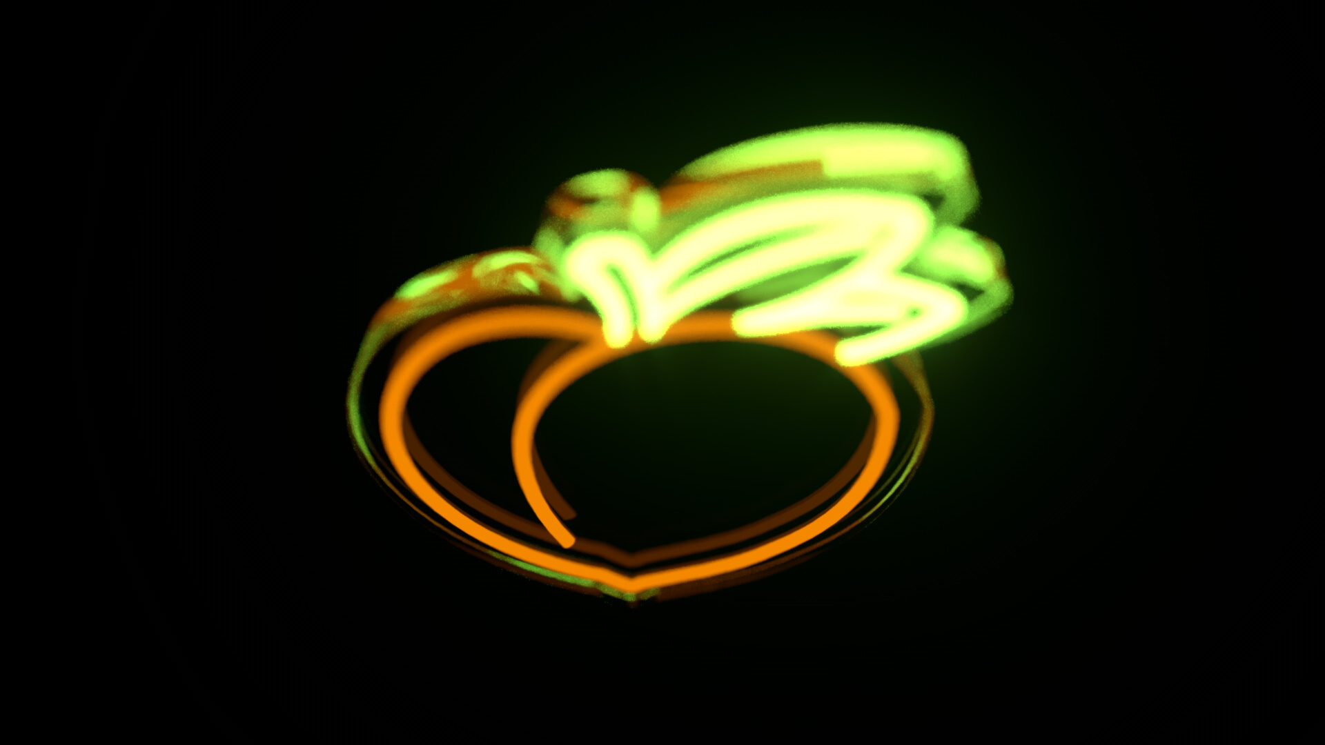 Fruit Bundle Neon Signs 3D Model
