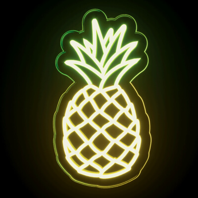 Pineapple Neon Sign