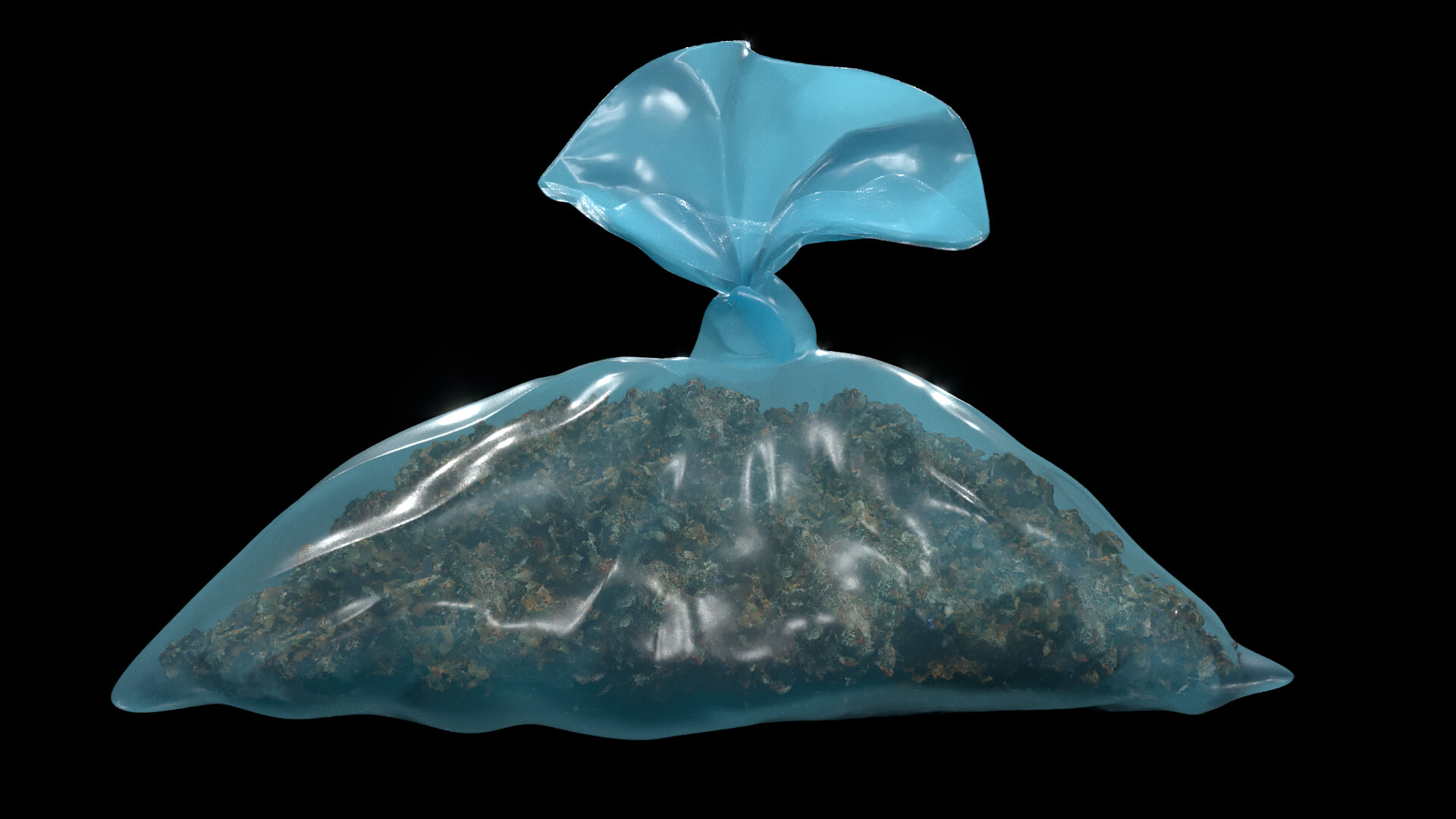 Big Bag of Weed 3D Model