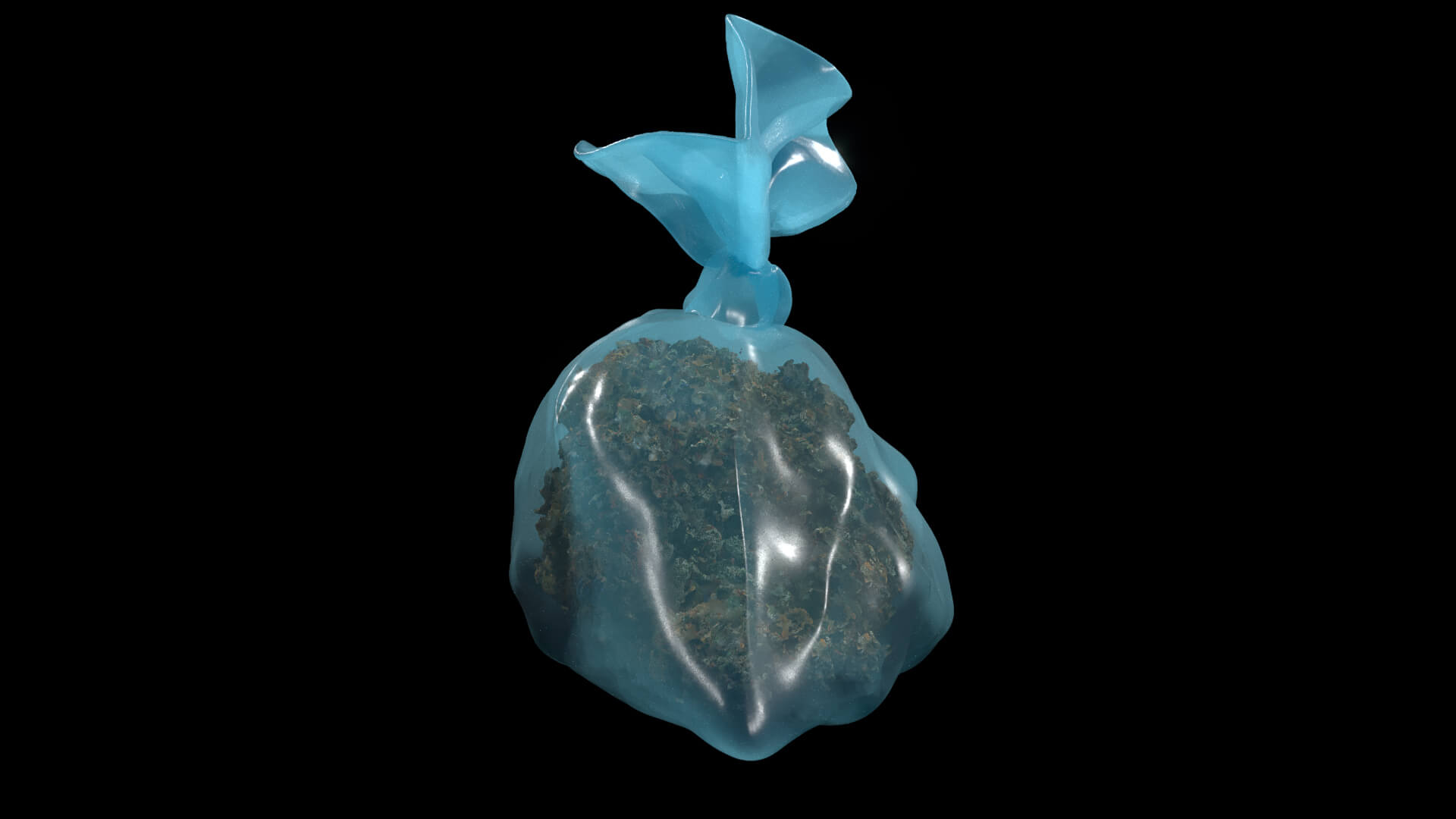 Big Bag of Weed 3D Model