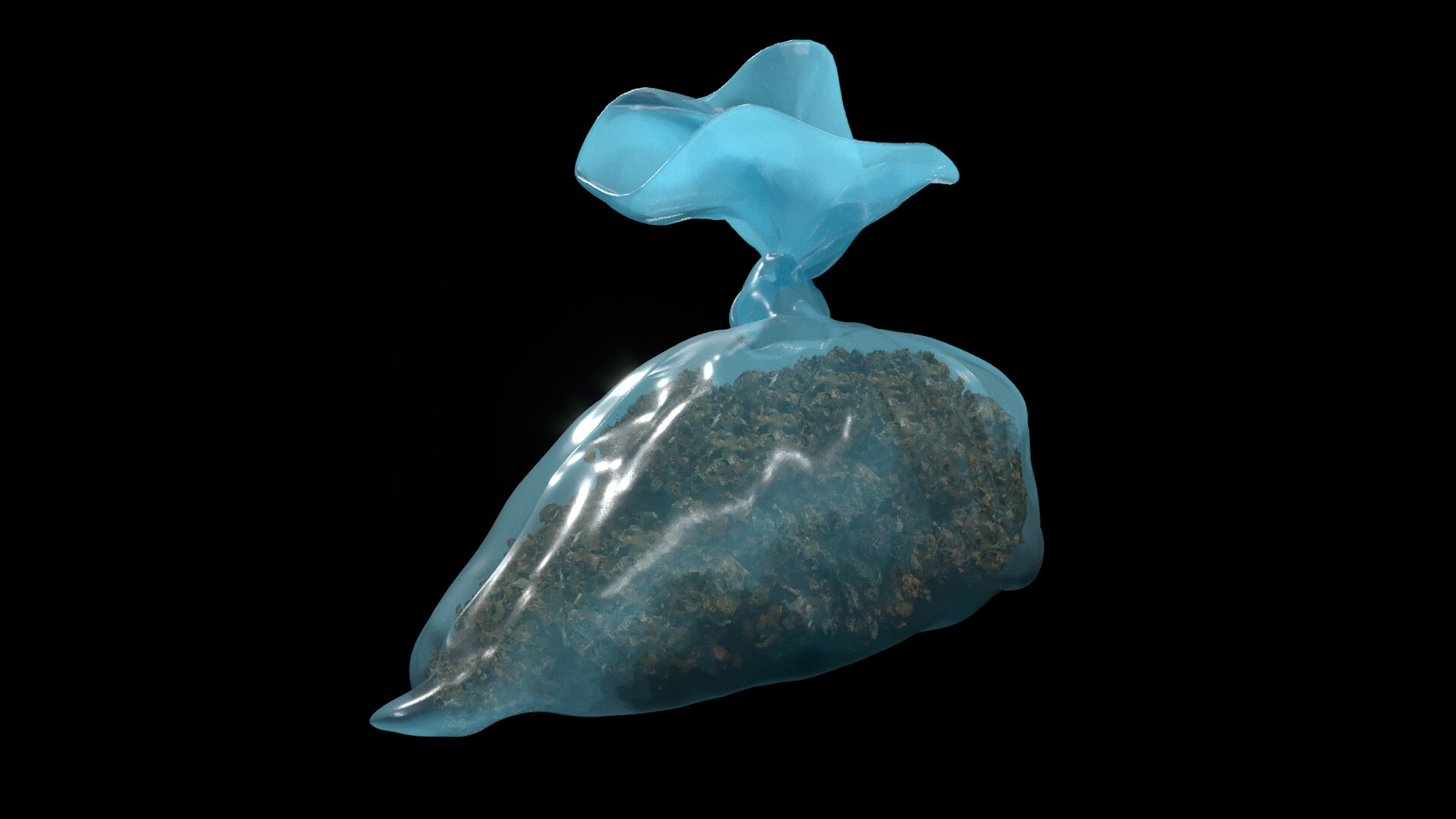Big Bag of Weed 3D Model