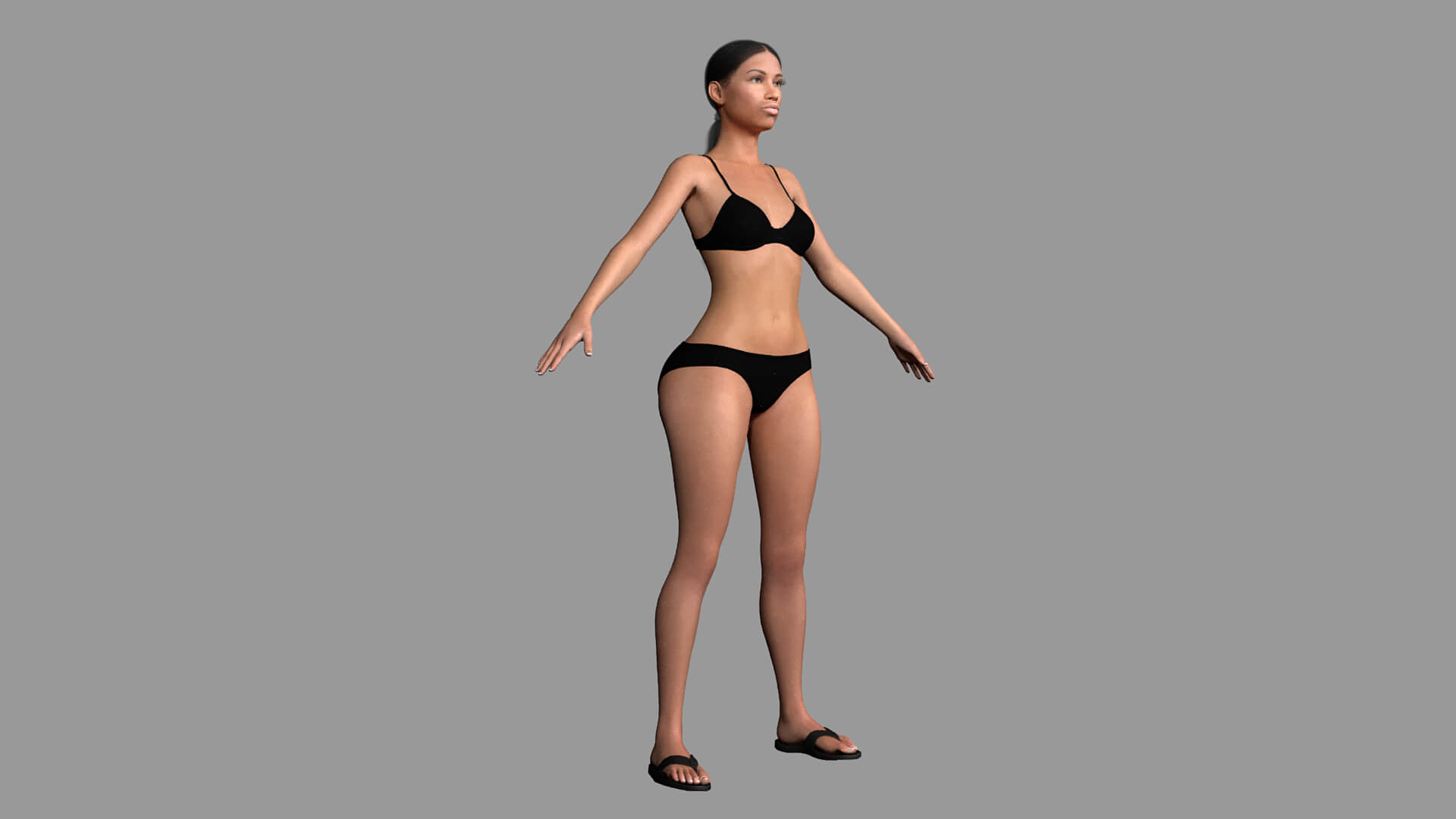 Sexy Atlanta Girl 3D Model