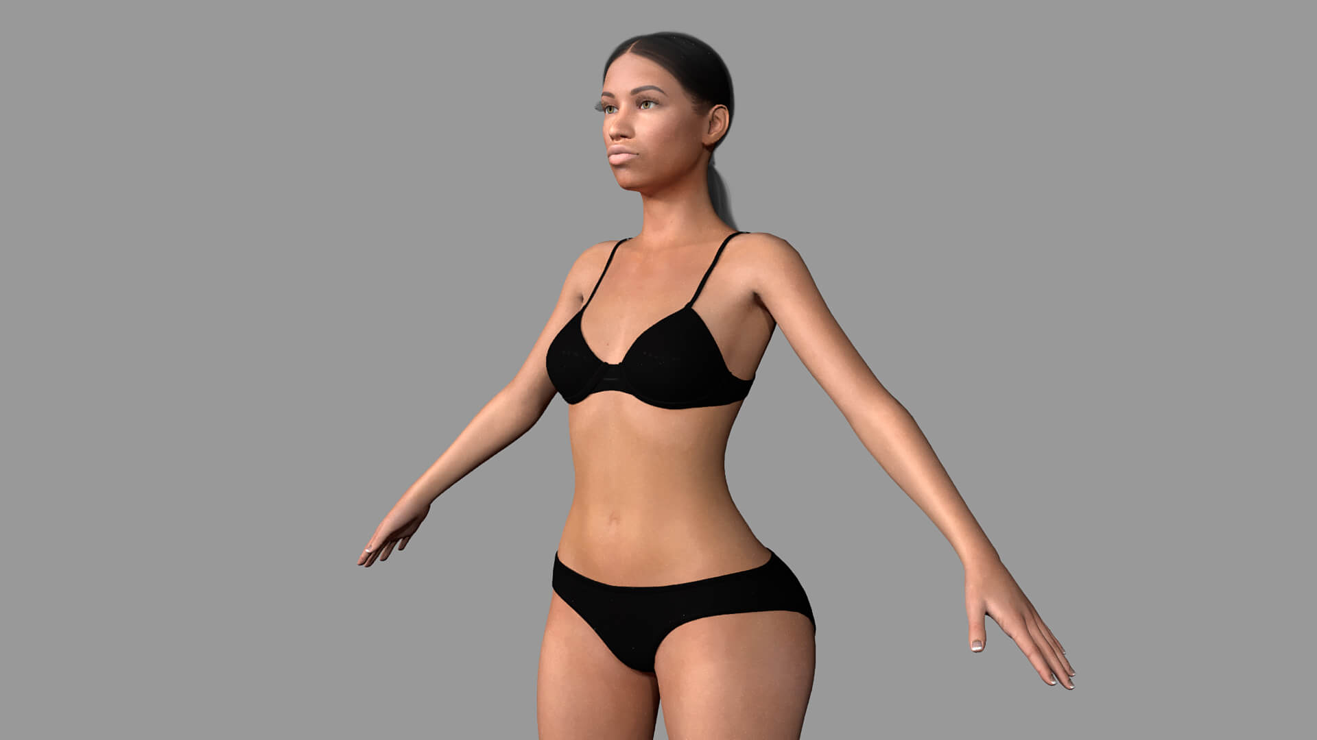 Sexy Atlanta Girl 3D Model