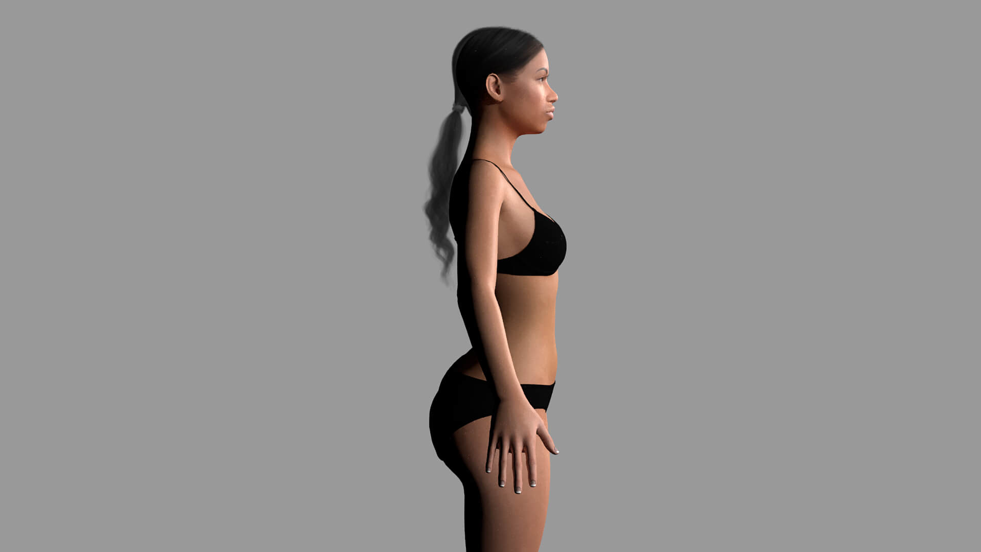Sexy Atlanta Girl 3D Model