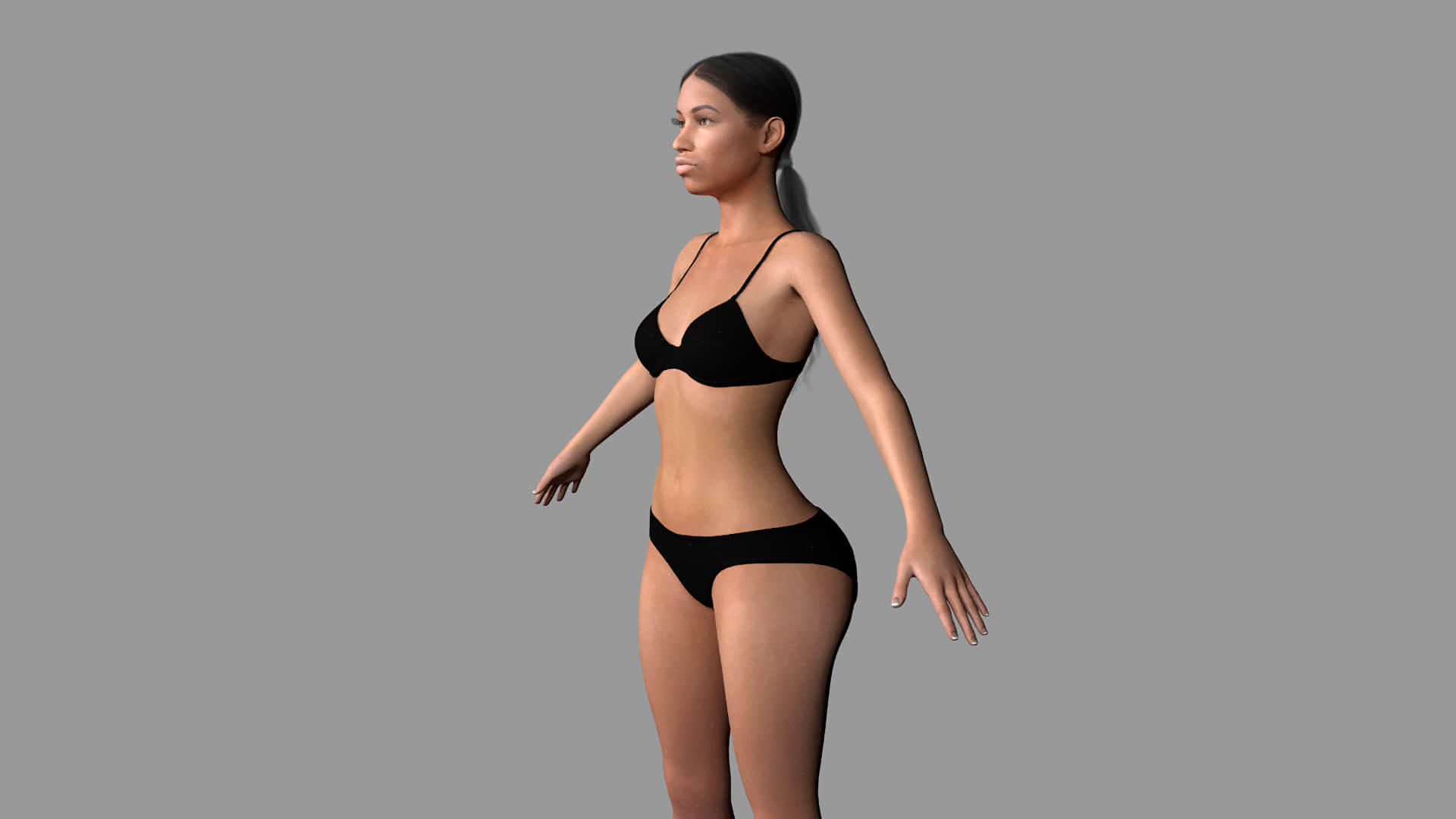 Sexy Atlanta Girl 3D Model