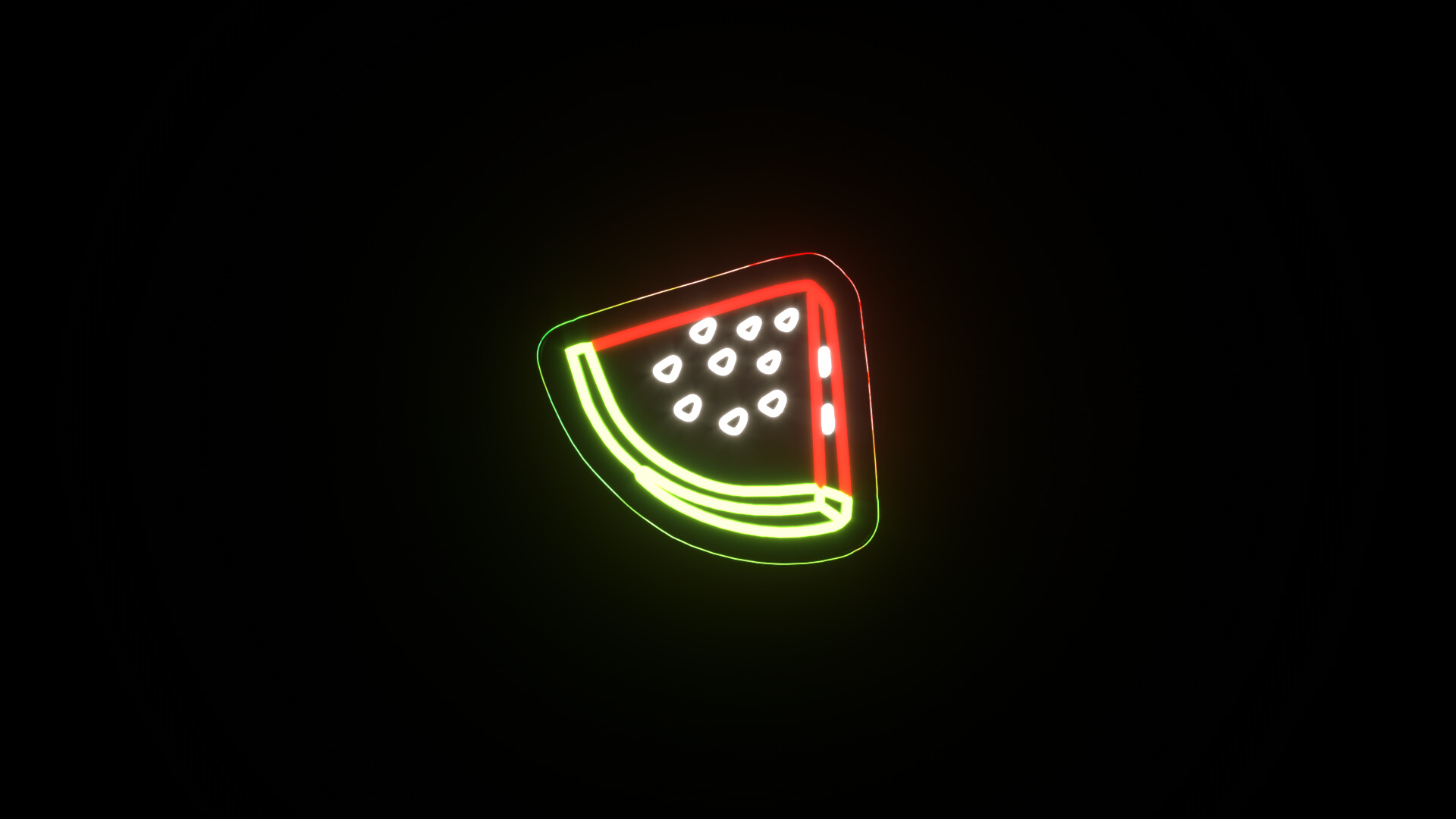 Fruit Bundle Neon Signs 3D Model