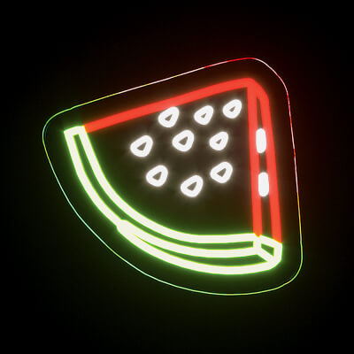 Watermelon Neon Sign
