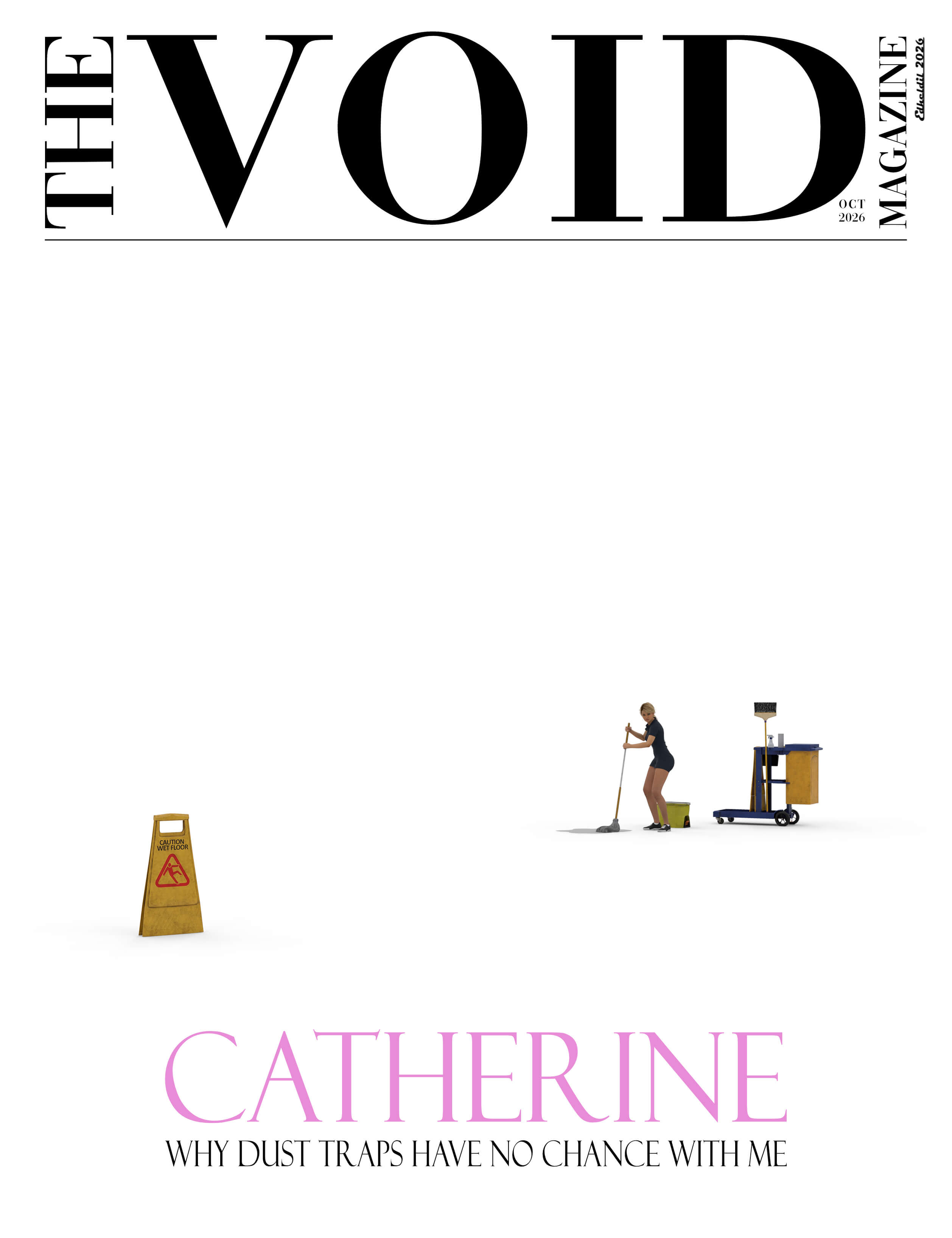 The Void Magazine 3D Render, Digital Artwork by Edheldil3D