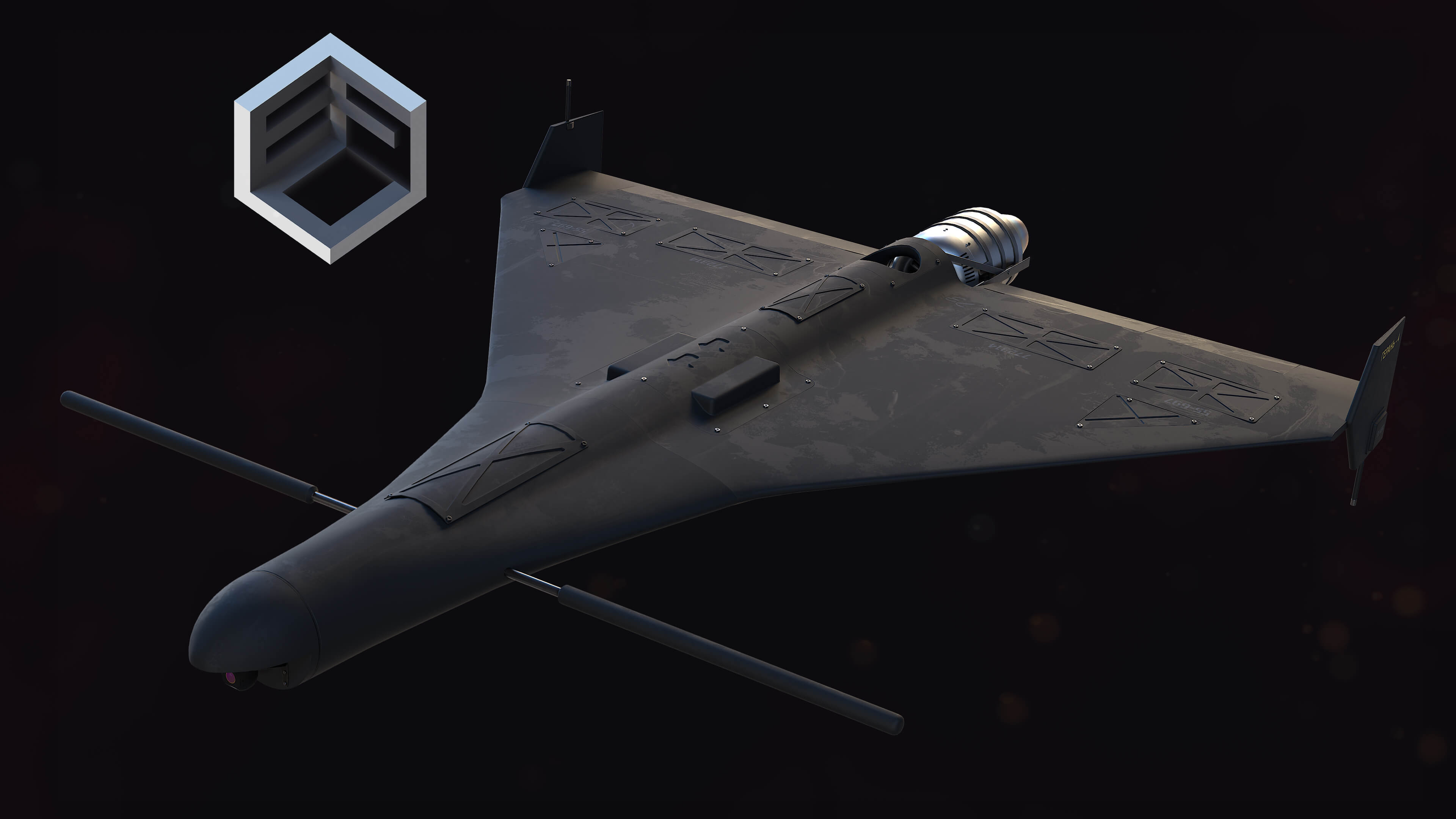Geran-4 Seeker 3D Model