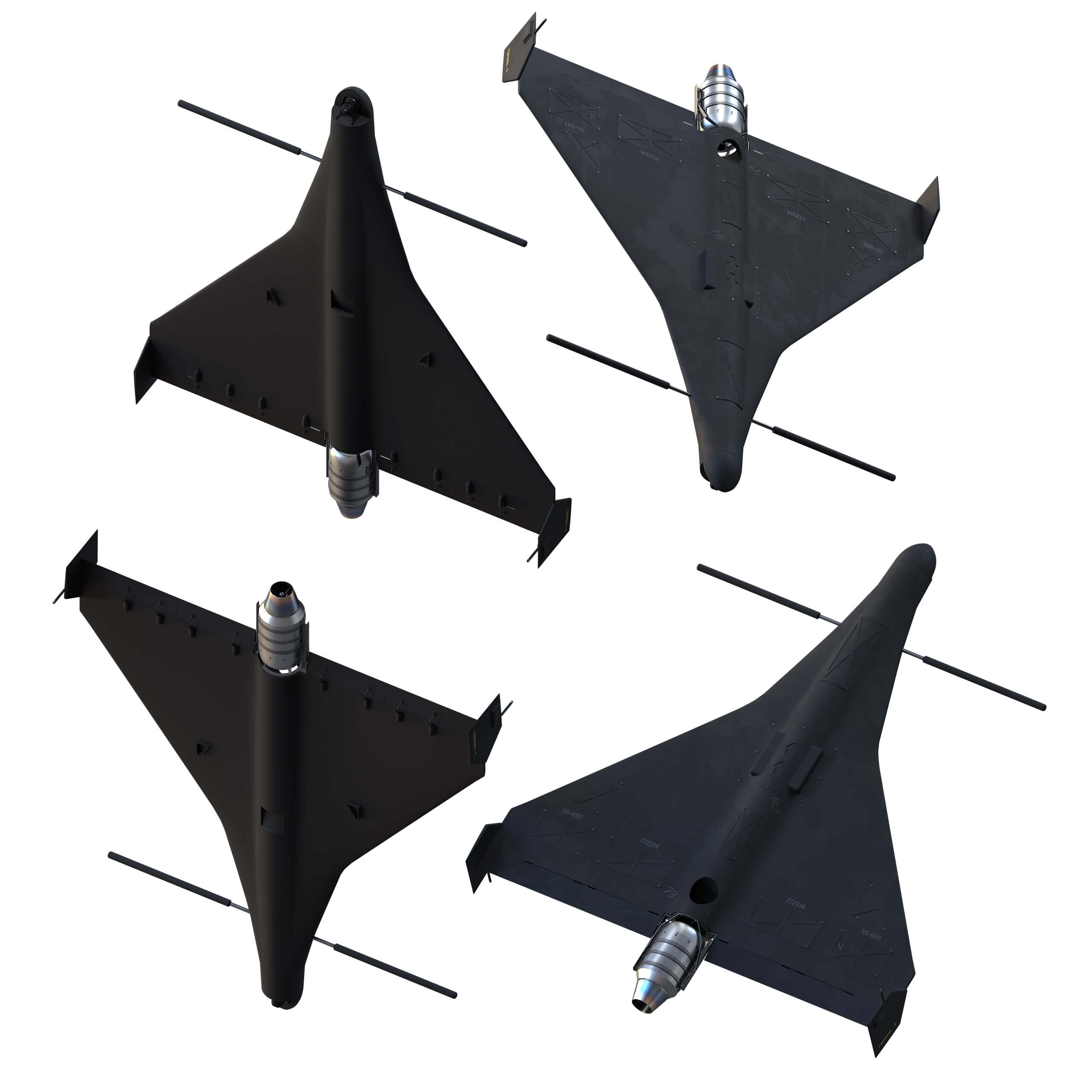 Geran-4 Seeker 3D Model