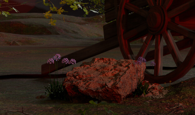 Abandoned Cart 3D Render, Digital Artwork by Ekaterina_3D