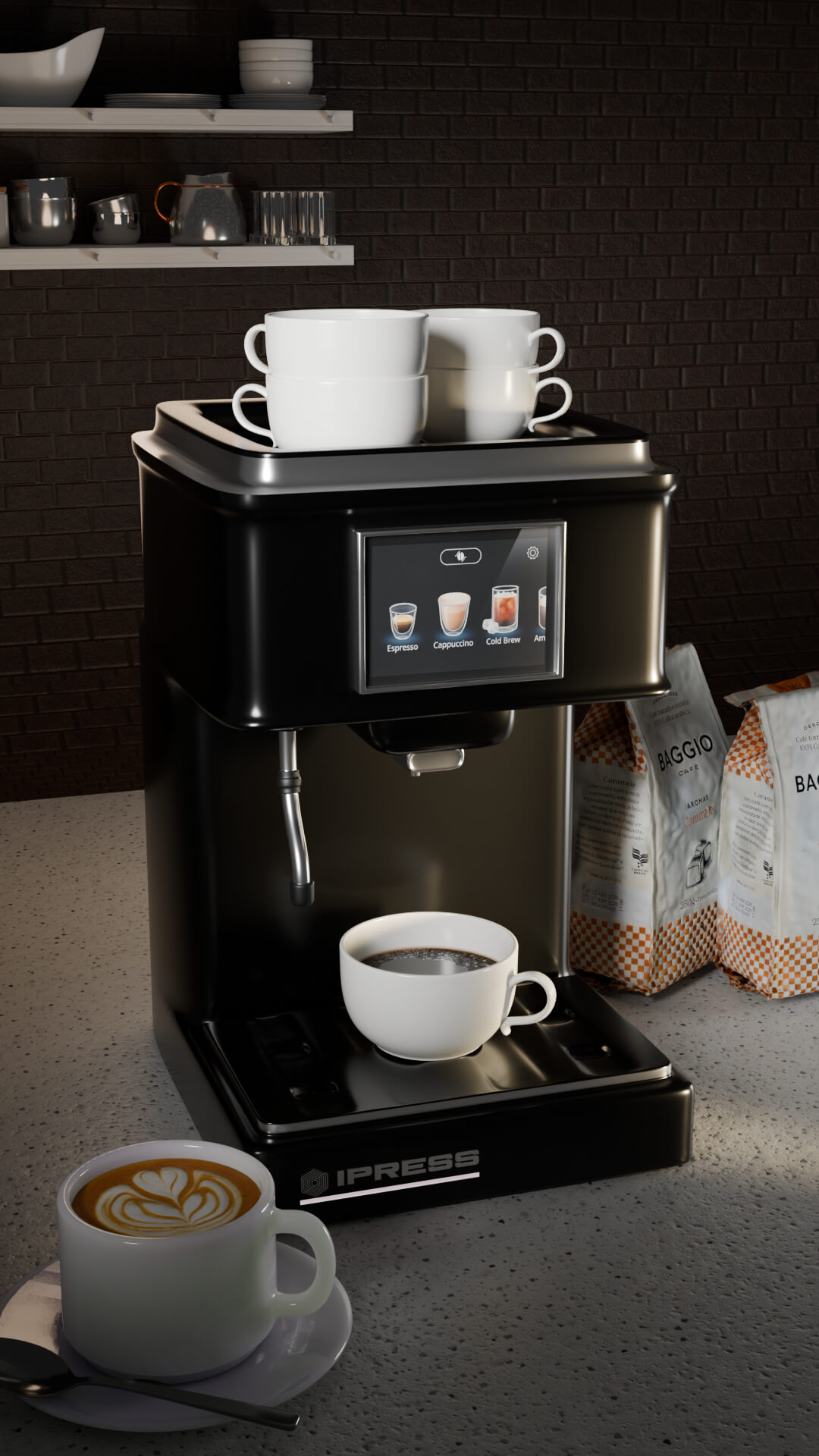 Coffee Maker 3D Product Study 3D Render, Digital Artwork by Ekaterina_3D
