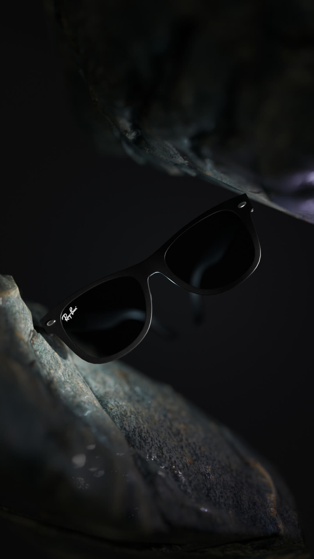 Unisex Sunglasses - Iconic Retro Style 3D Render, Digital Artwork by Ekaterina_3D