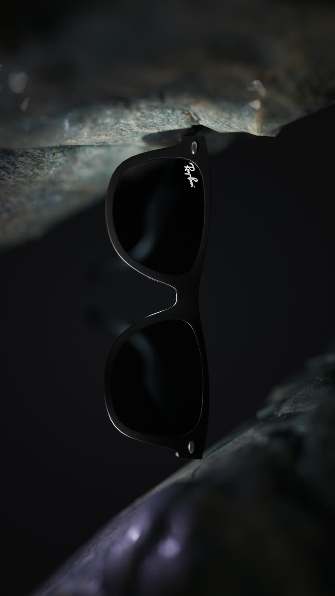 Unisex Sunglasses - Iconic Retro Style 3D Render, Digital Artwork by Ekaterina_3D