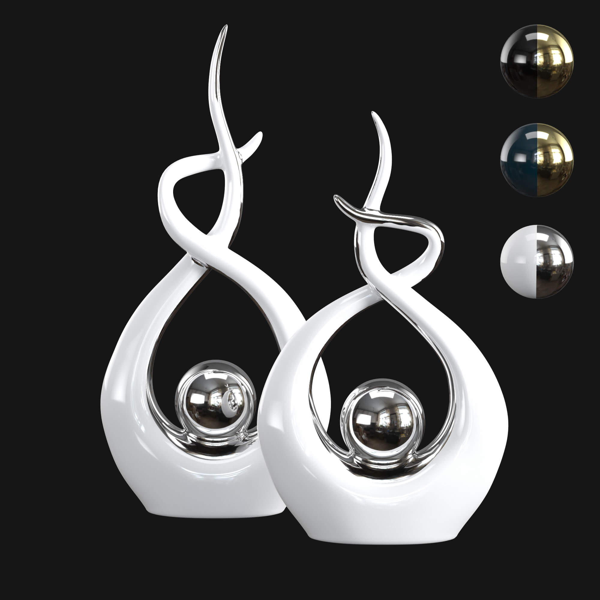 Abstract Sculptures Props Daz Content