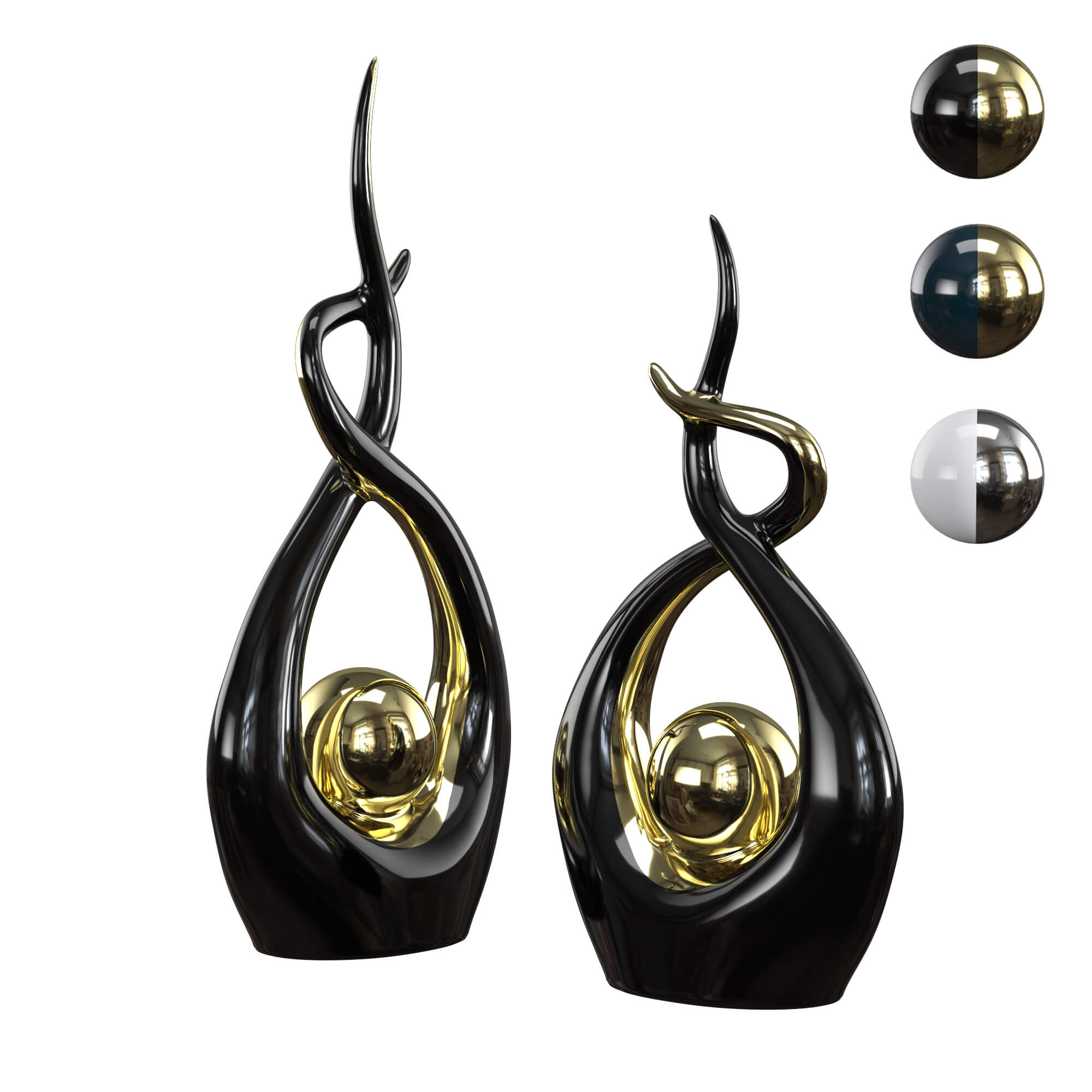 Abstract Sculptures Props Daz Content