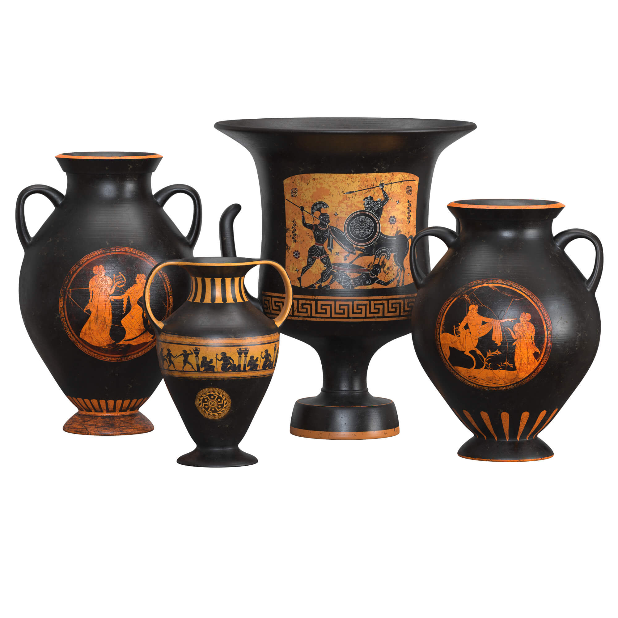 Ancient Greek Vases Props Daz Content