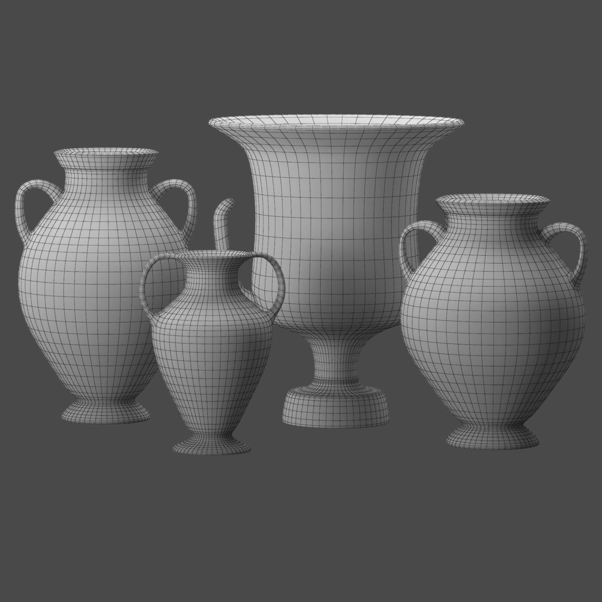 Ancient Greek Vases Props Daz Content