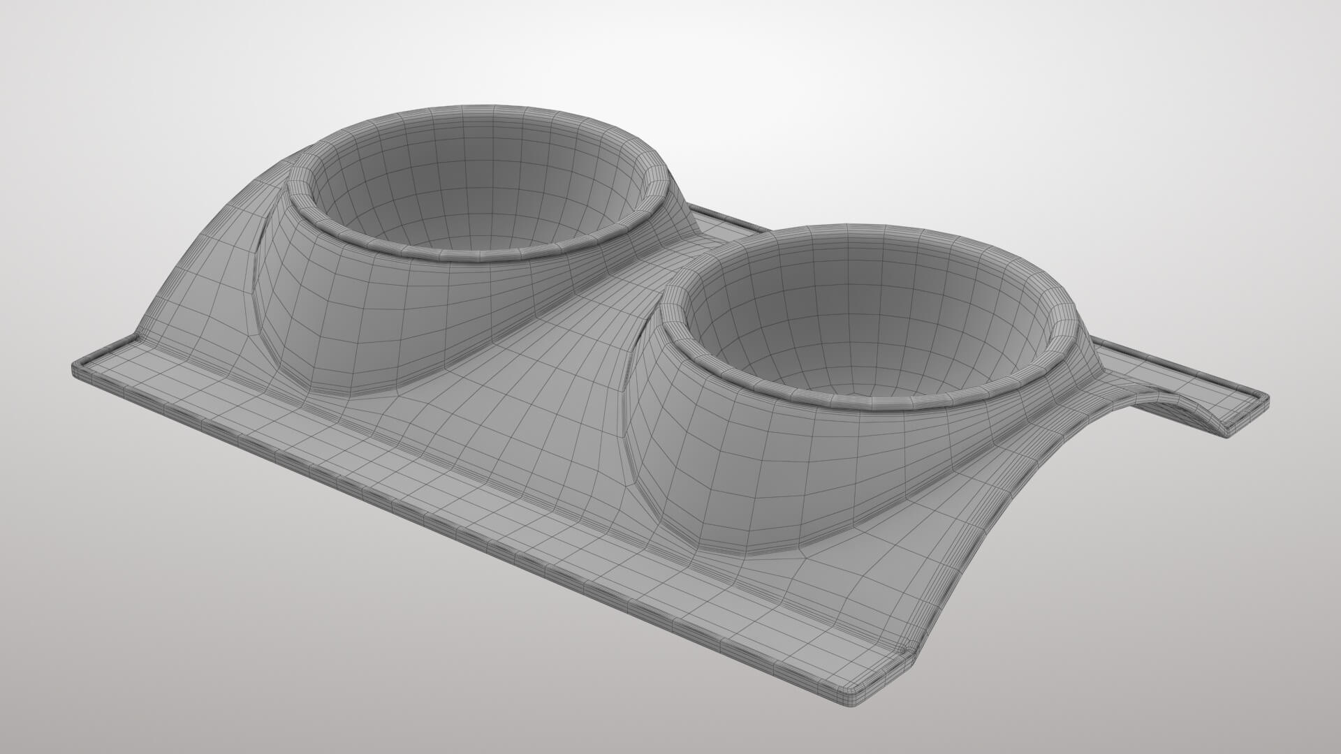 Animal Bowl 3V 3D Model