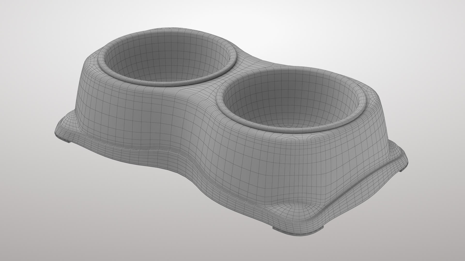 Animal Bowl 4V 3D Model