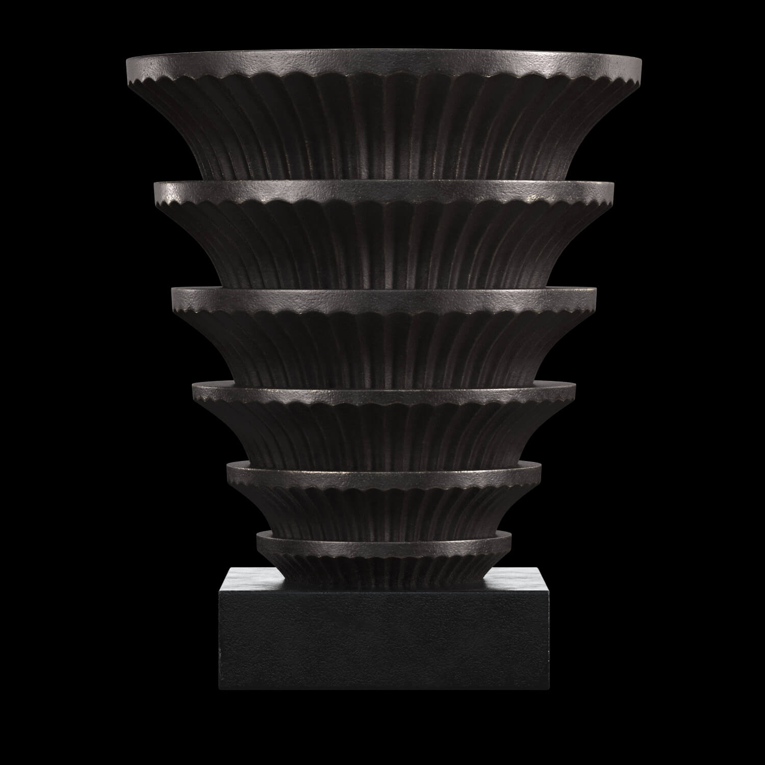 Artdeco Bronze Vases Props Daz Content
