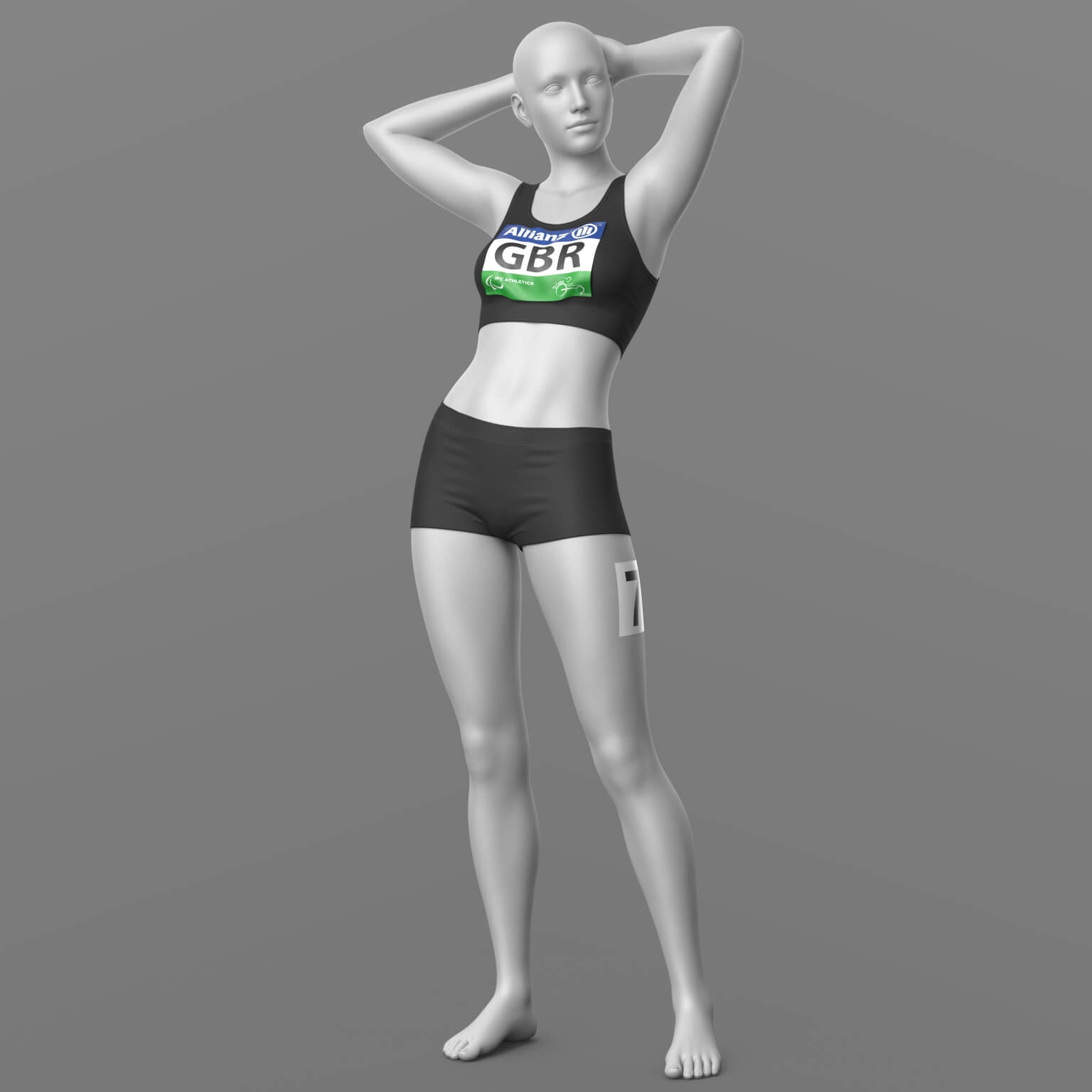 Athletic Sports Set for G9 G8F Daz Content