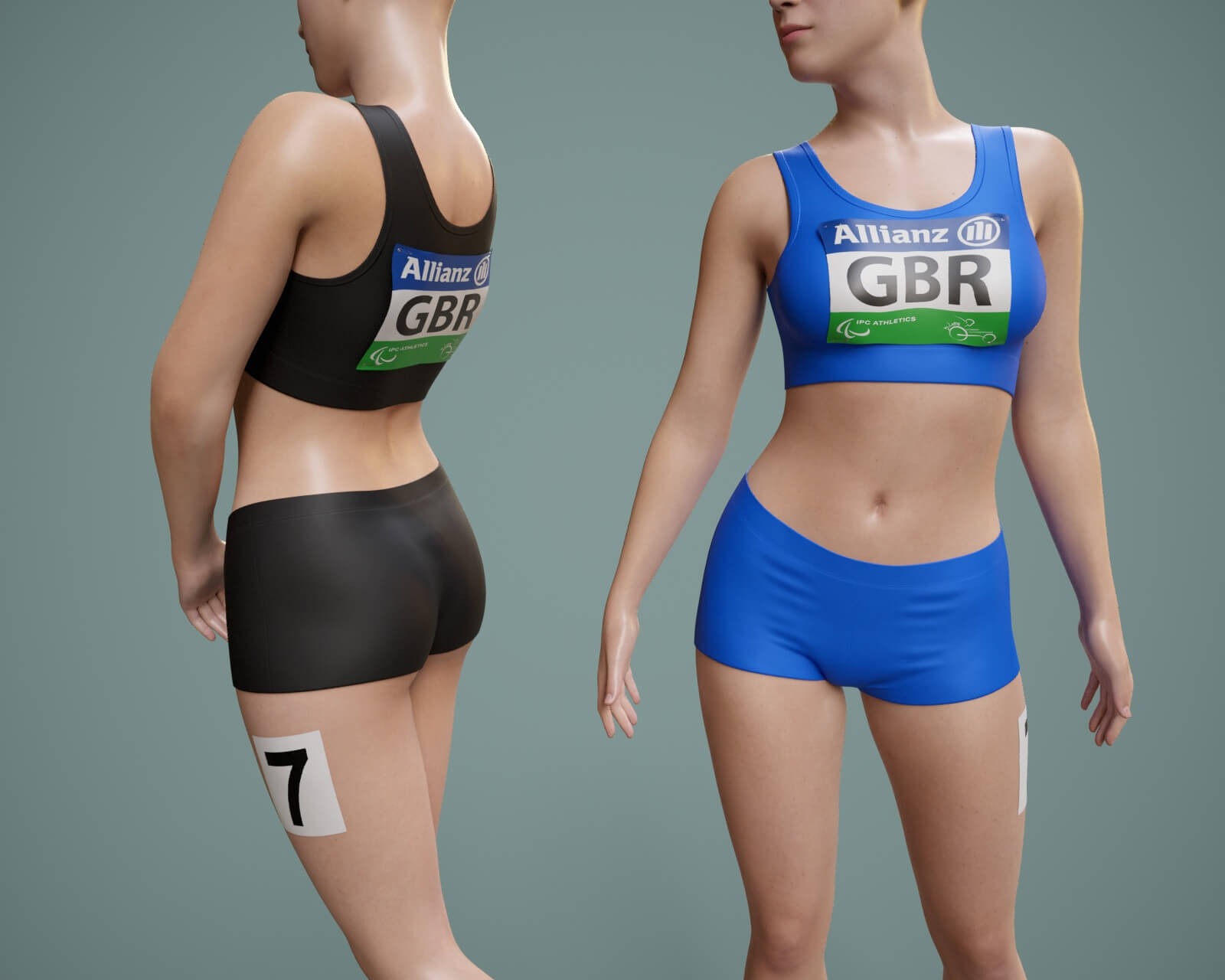 Athletic Sports Set for G9 G8F Daz Content