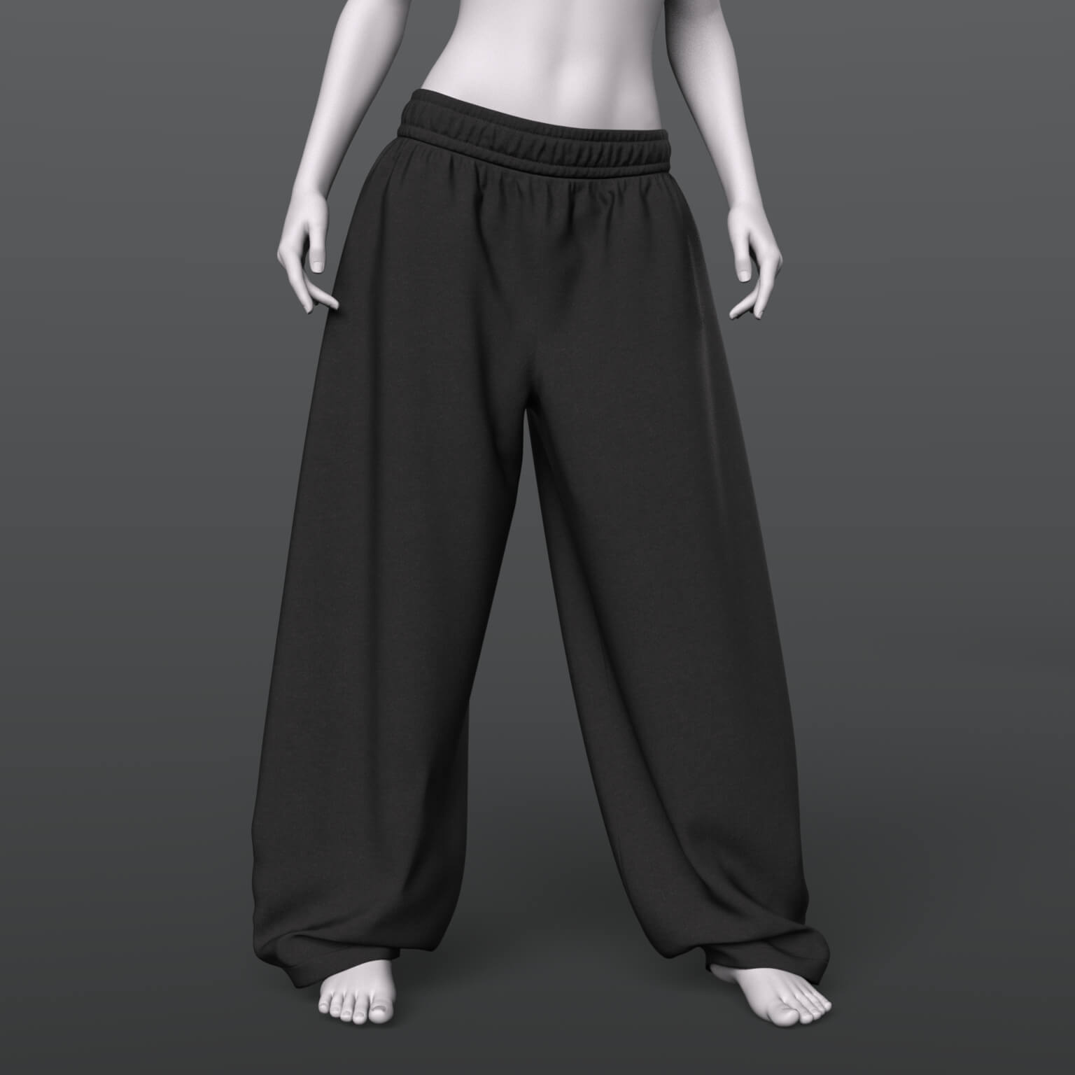 Baggy Sweatpants G8F Daz Content
