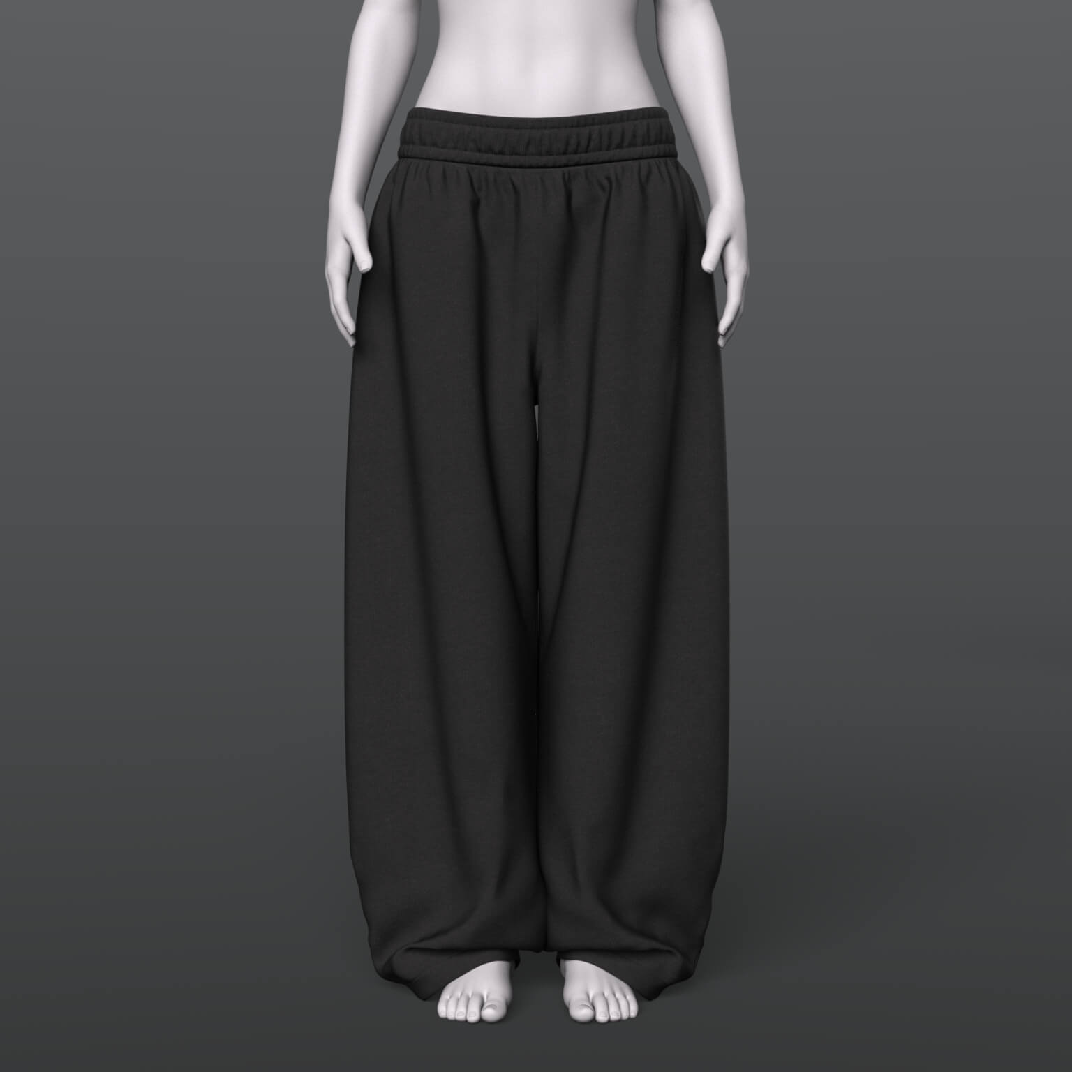 Baggy Sweatpants G8F Daz Content