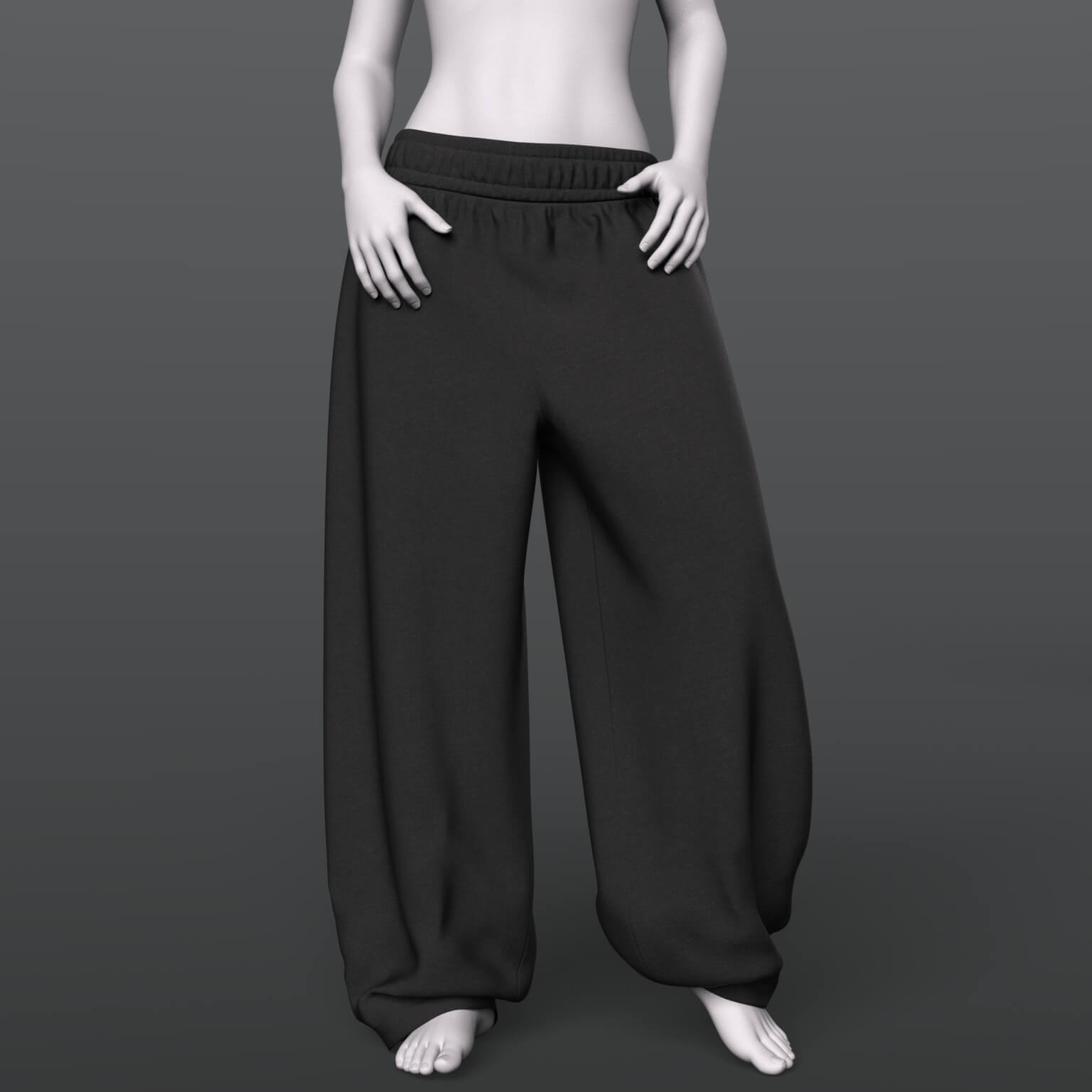 Baggy Sweatpants G8F Daz Content