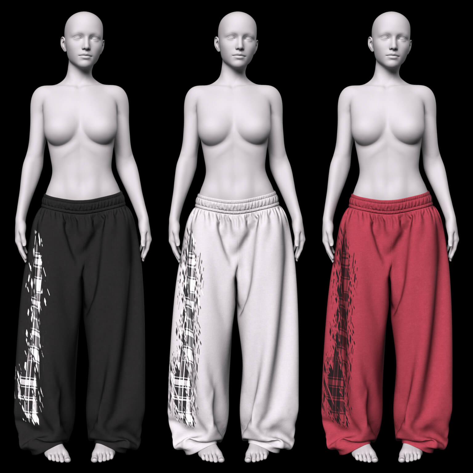 Baggy Sweatpants G8F Daz Content