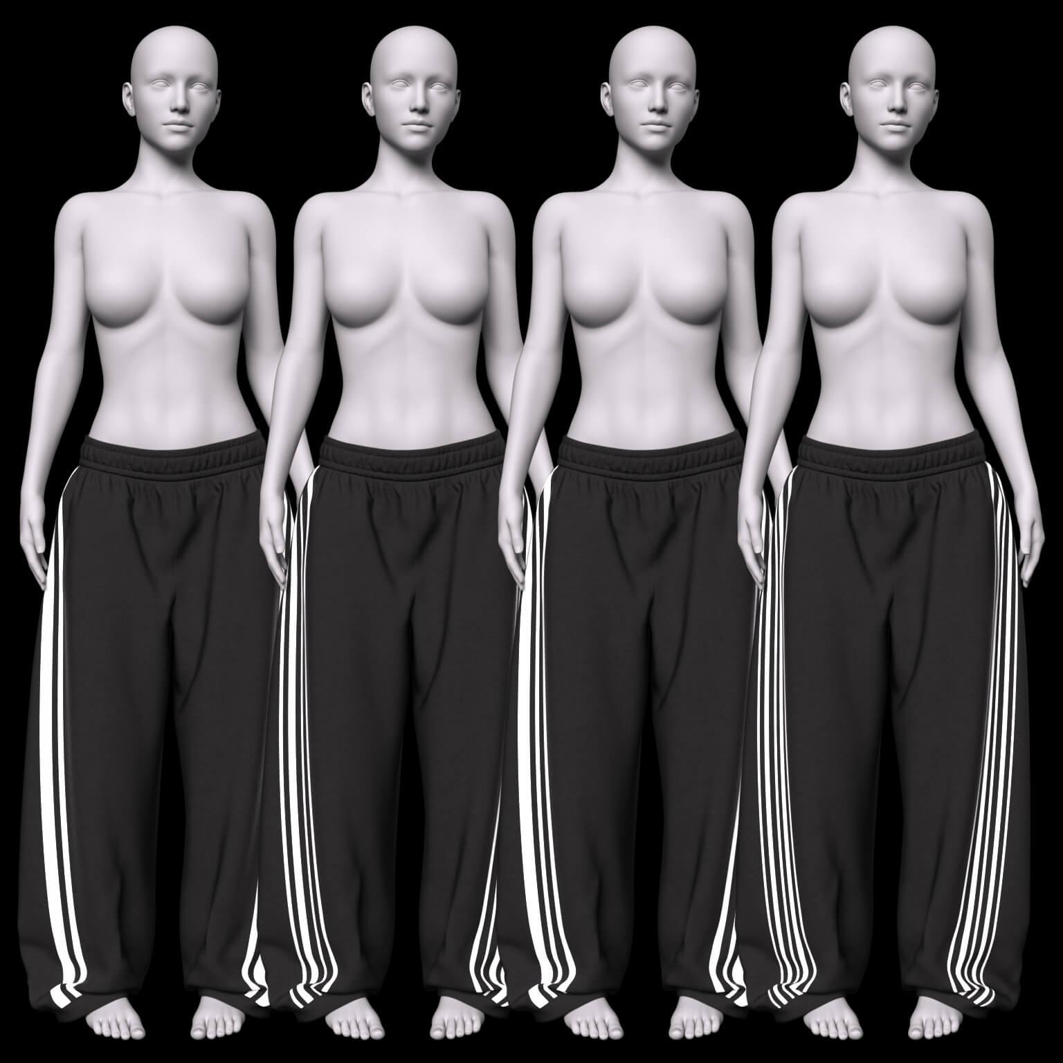 Baggy Sweatpants G9 Daz Content