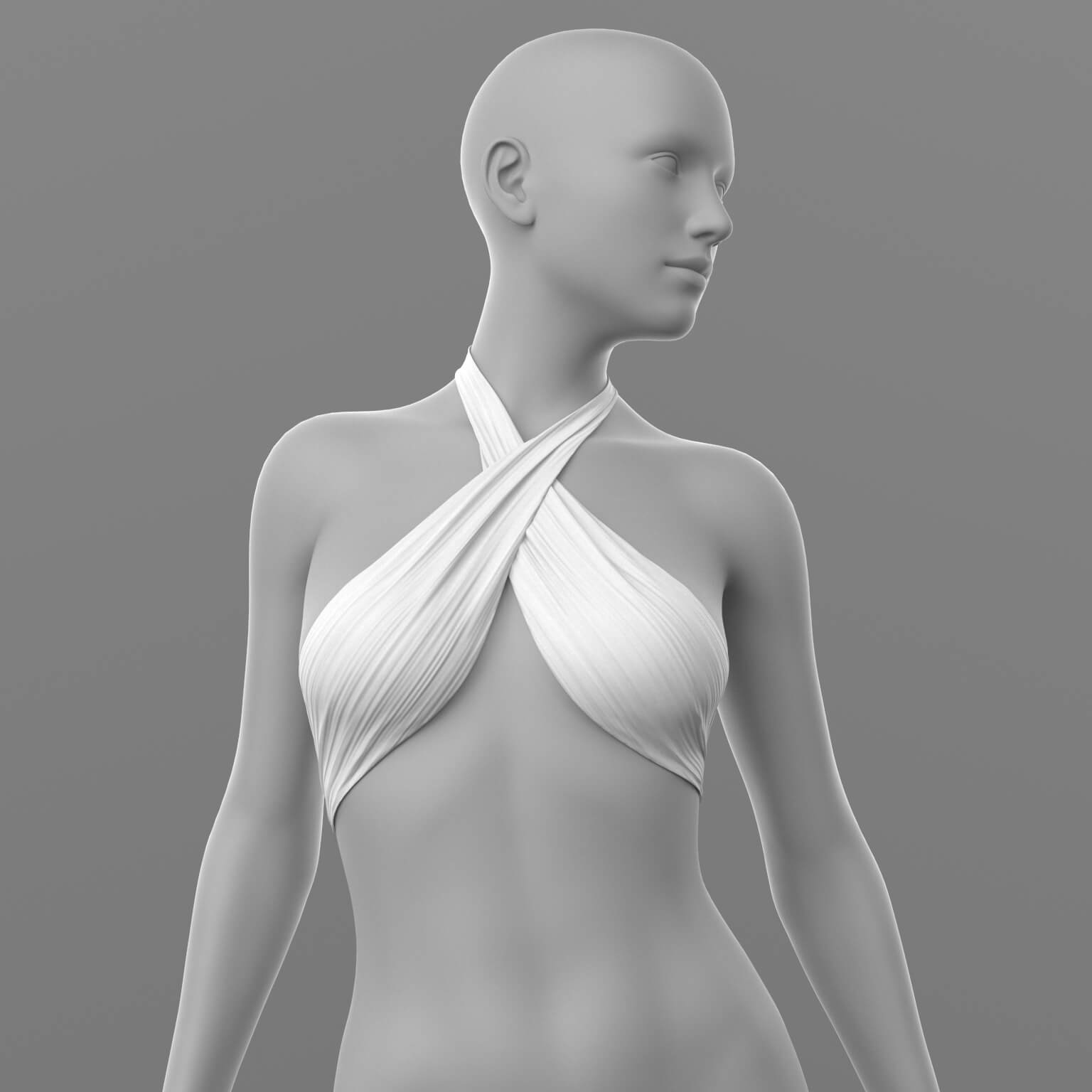Bandage Top and Skirt Shorts G8 Female Daz Content