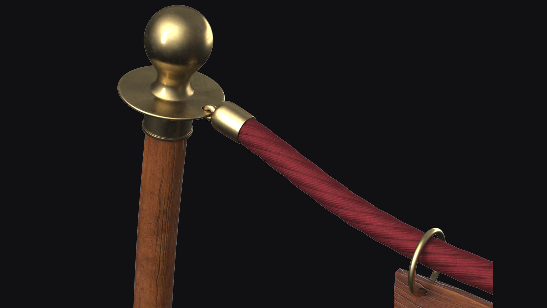 Barrier Cartoon PBR 3D Model