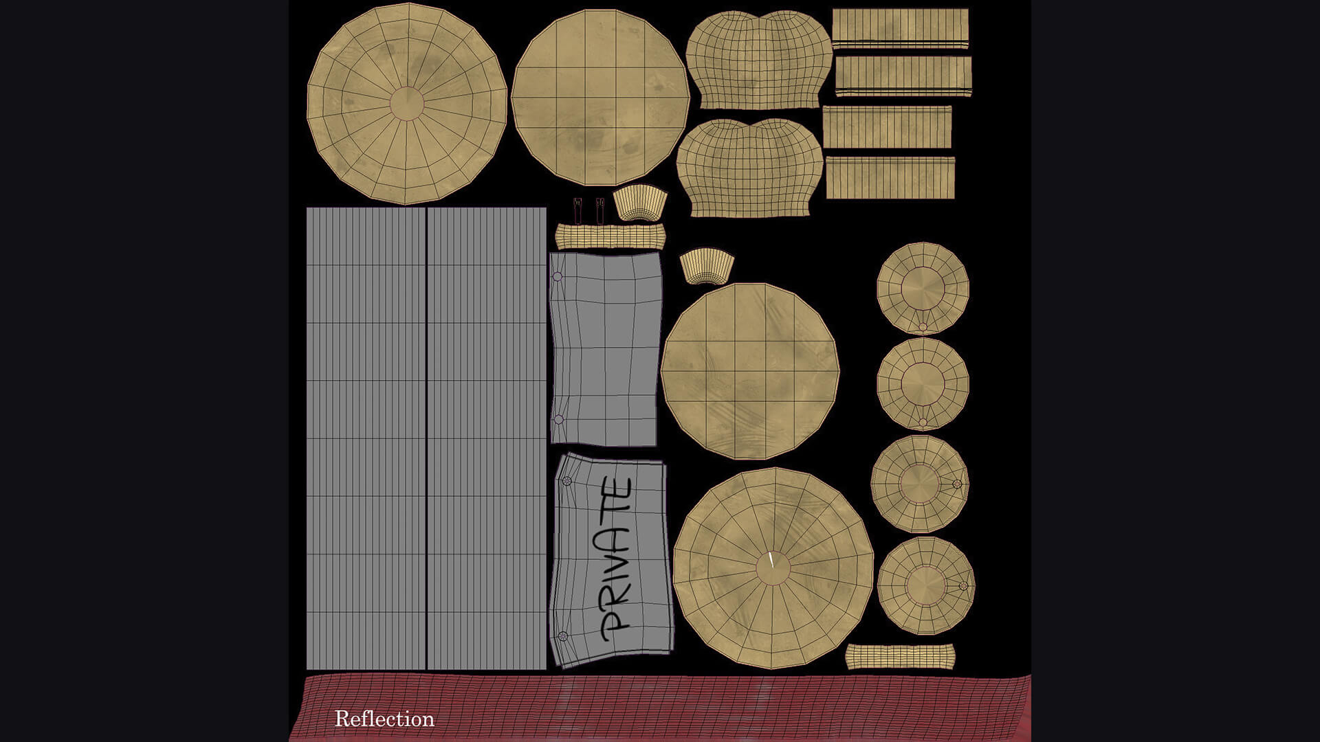Barrier Cartoon PBR 3D Model