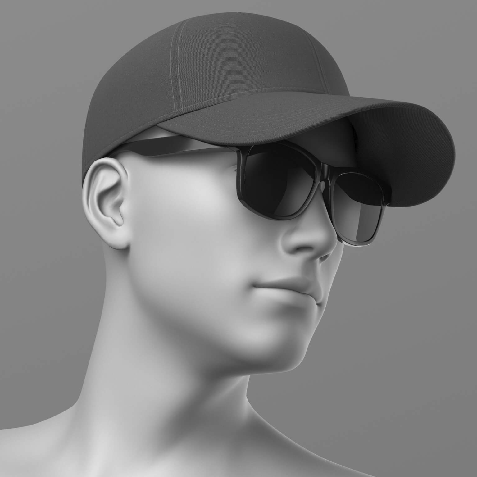 Baseball Cap and Sunglasses 4 in 1 G8 Female and Male Daz Content