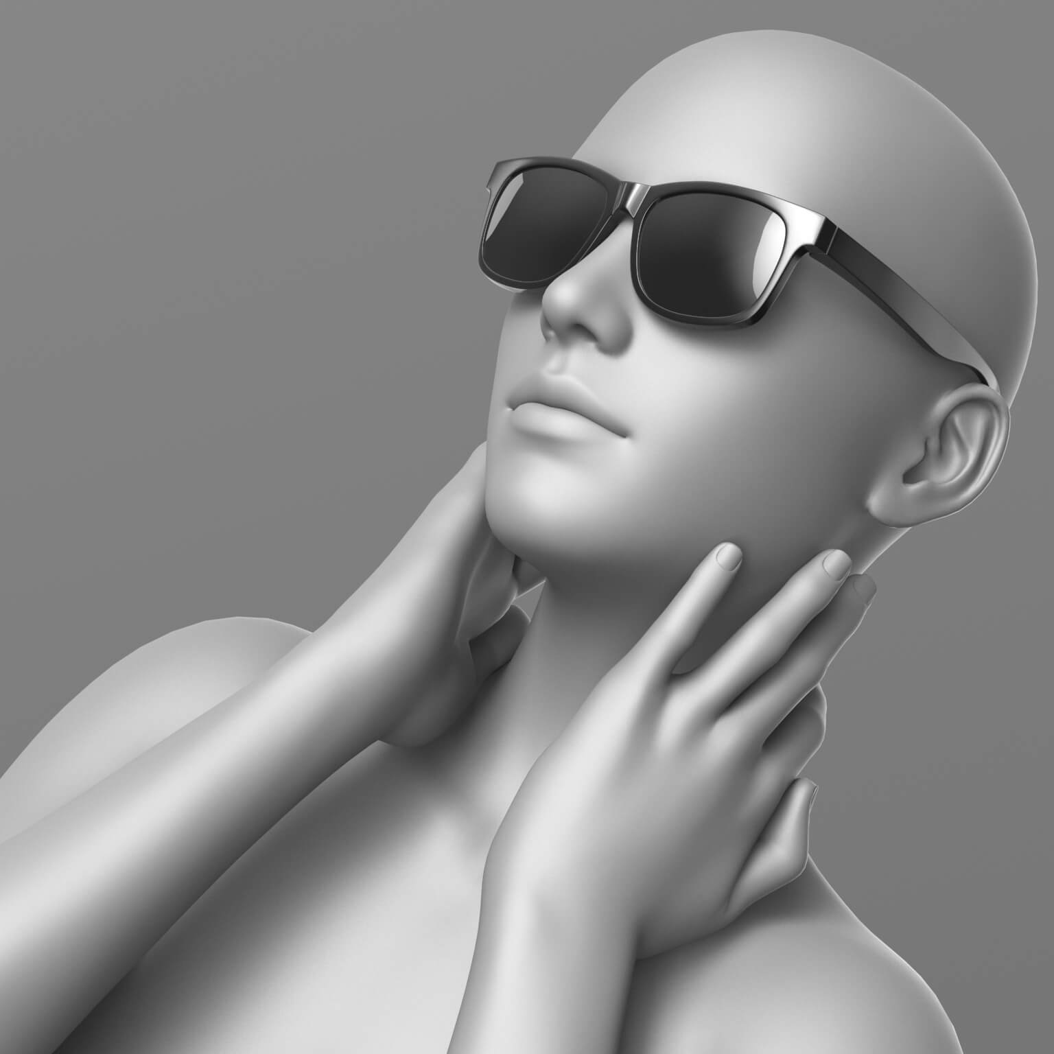 Baseball Cap and Sunglasses G8 Female Daz Content