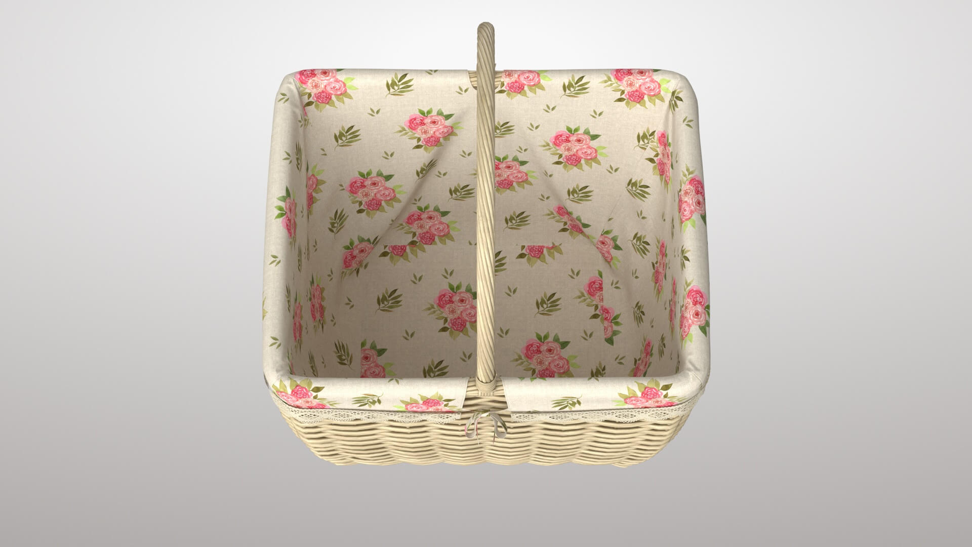 Basket Wicker 3D Model