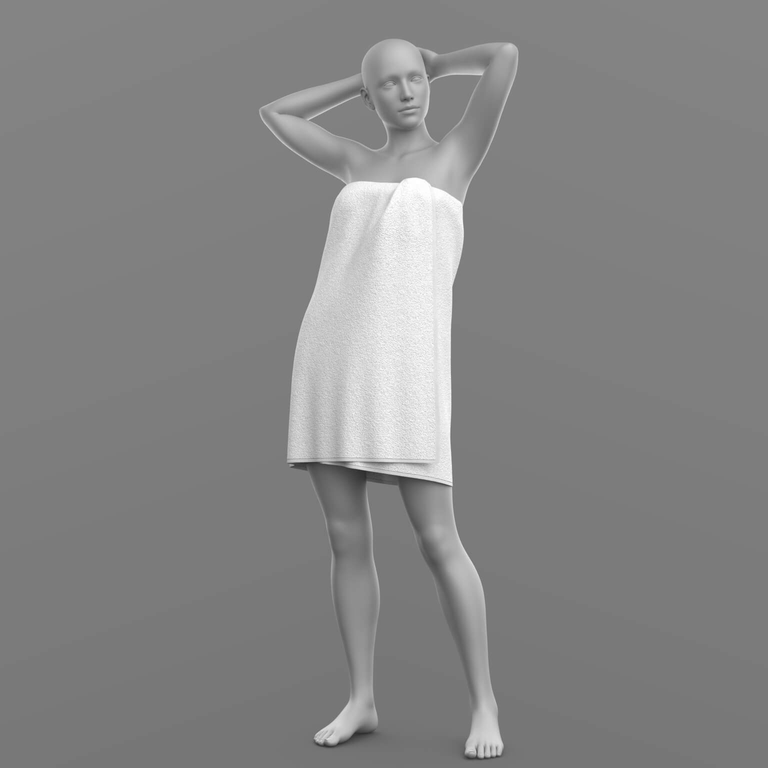 Bath Towel 02v G8 Female Daz Content