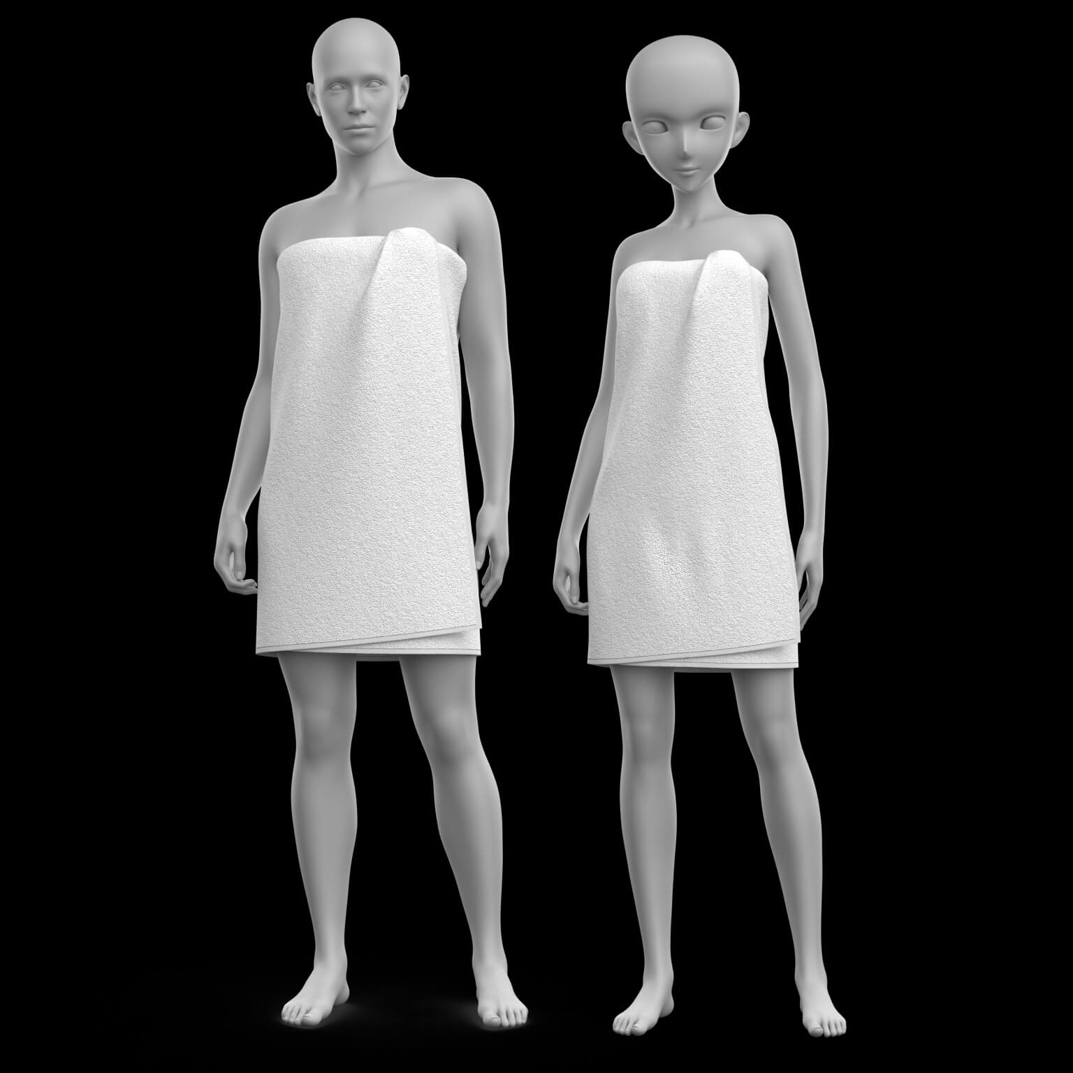 Bath Towel 02v G9 Daz Content