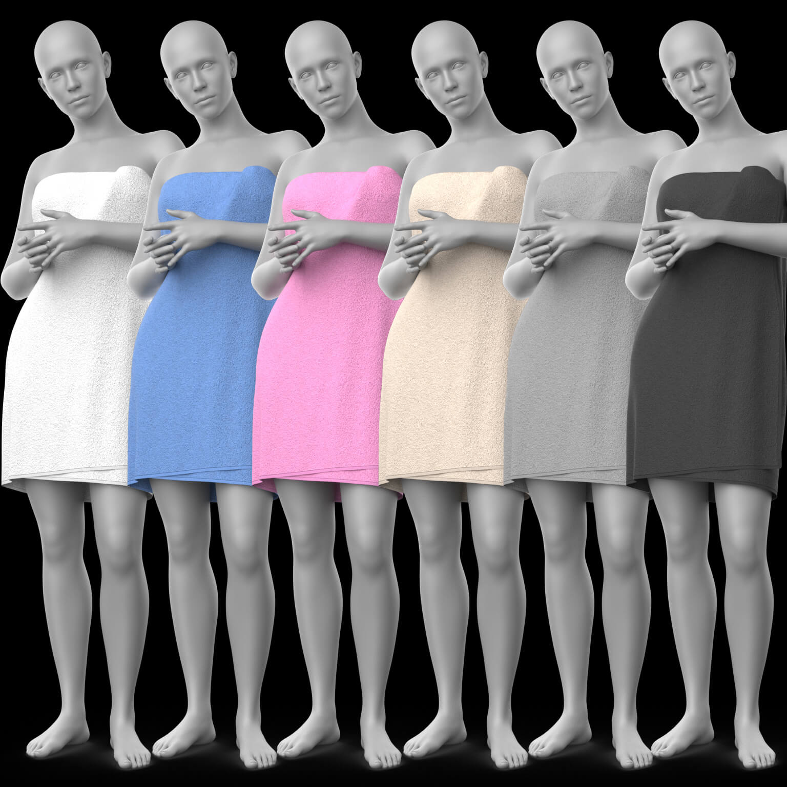 Bath Towel 02v G9 Daz Content