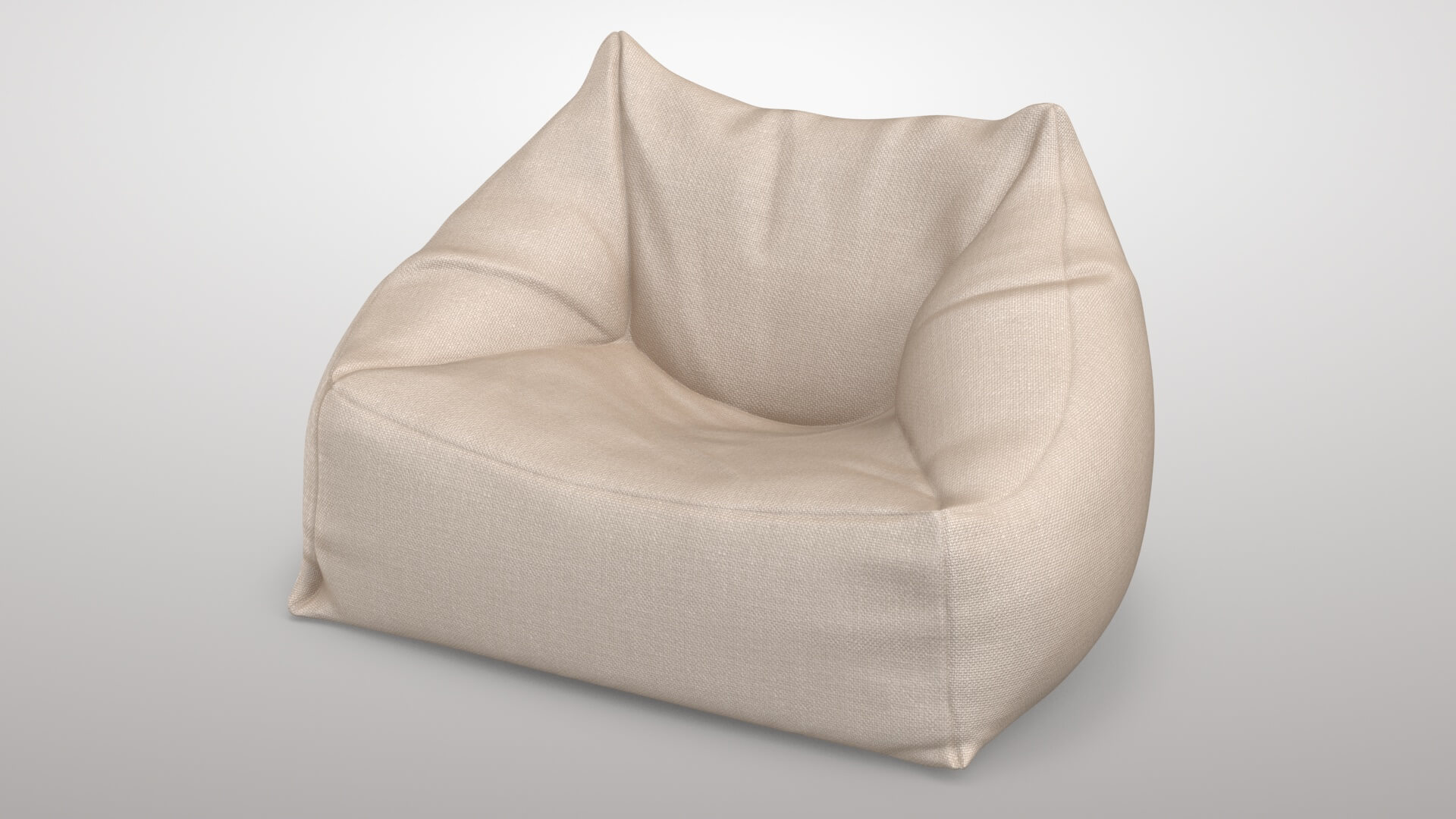 Bean Bag Chair 3D Model