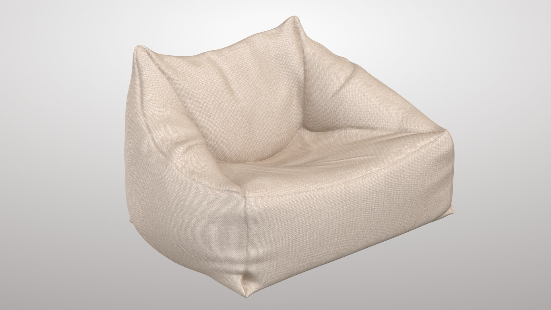Bean Bag Chair 3D Model